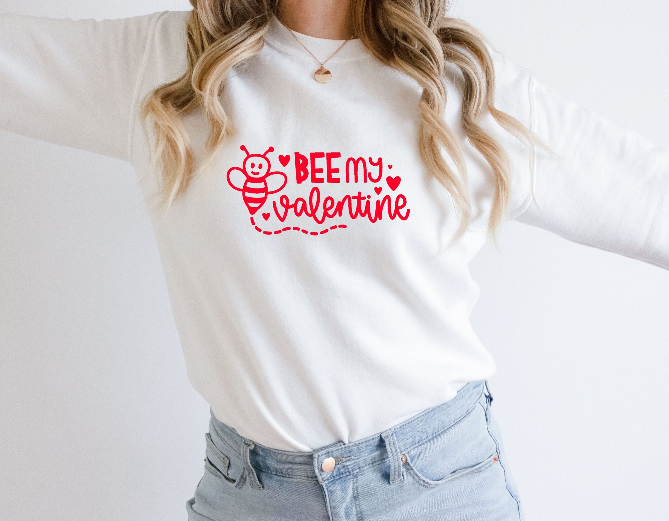 Be My Valentine Cute Bee Unisex Sweatshirt Be My Valentine Cute Bee Unisex Sweatshirt