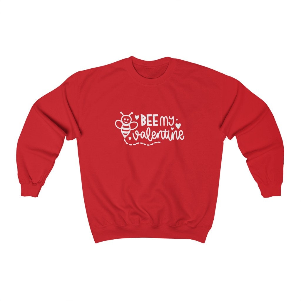 Be My Valentine Cute Bee Unisex Sweatshirt Be My Valentine Cute Bee Unisex Sweatshirt