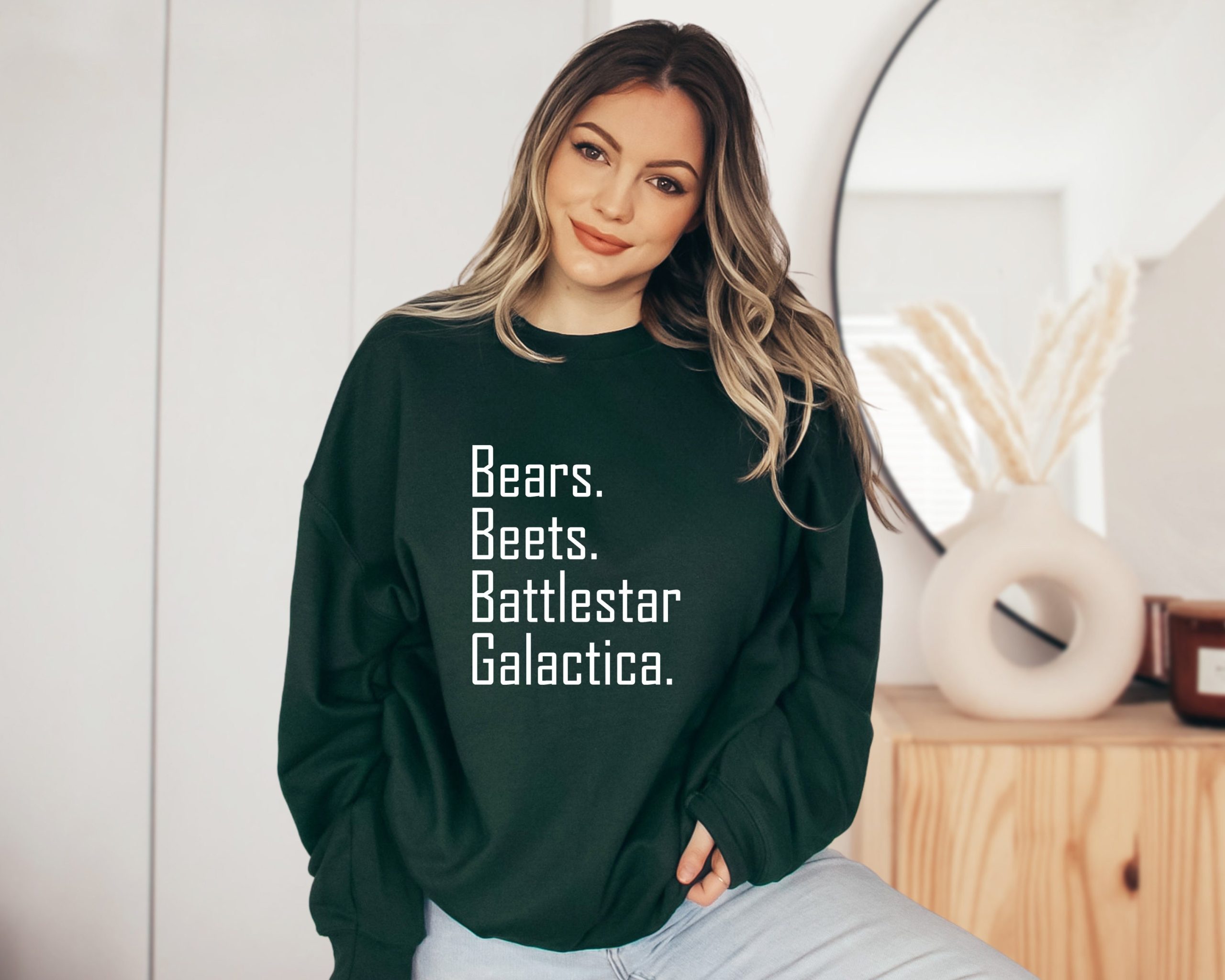 Bears Beets Battlestar Galactica Unisex Sweatshirt Bears Beets Battlestar Galactica Unisex Sweatshirt