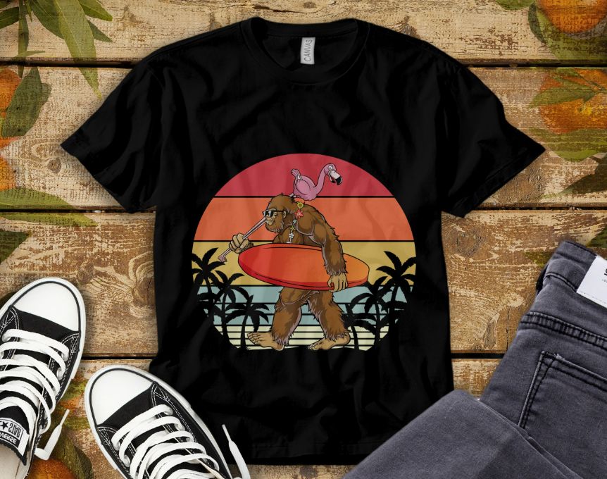 Bigfoot Beach Summer Shirt Bigfoot Beach Summer Shirt