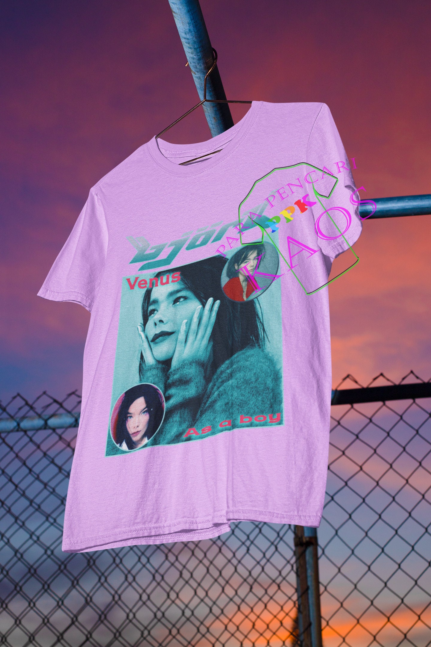 Bjork A Venus Boy Retro Unisex T-Shirt Bjork A Venus Boy Retro Unisex T-Shirt
