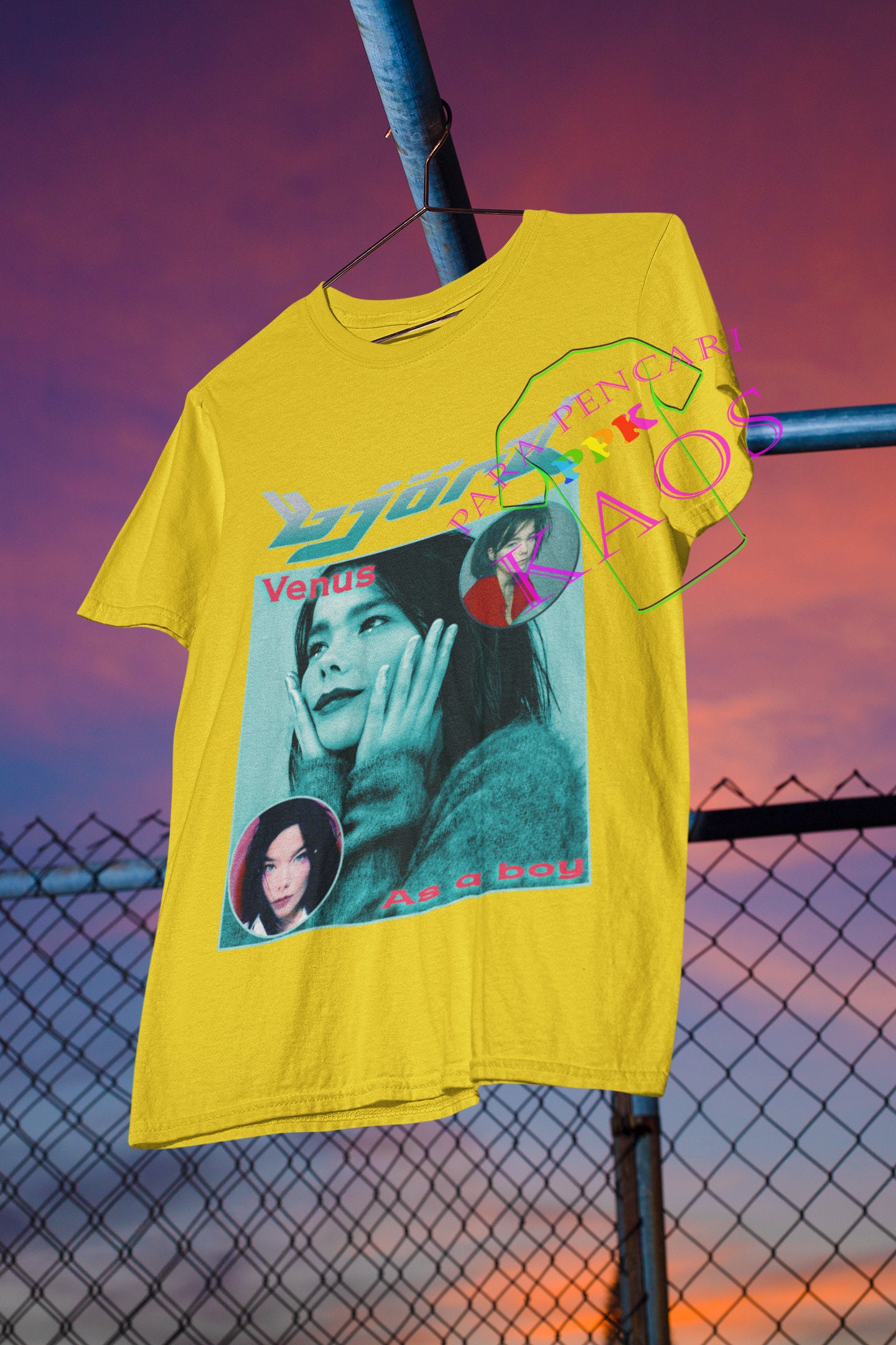 Bjork A Venus Boy Retro Unisex T-Shirt Bjork A Venus Boy Retro Unisex T-Shirt