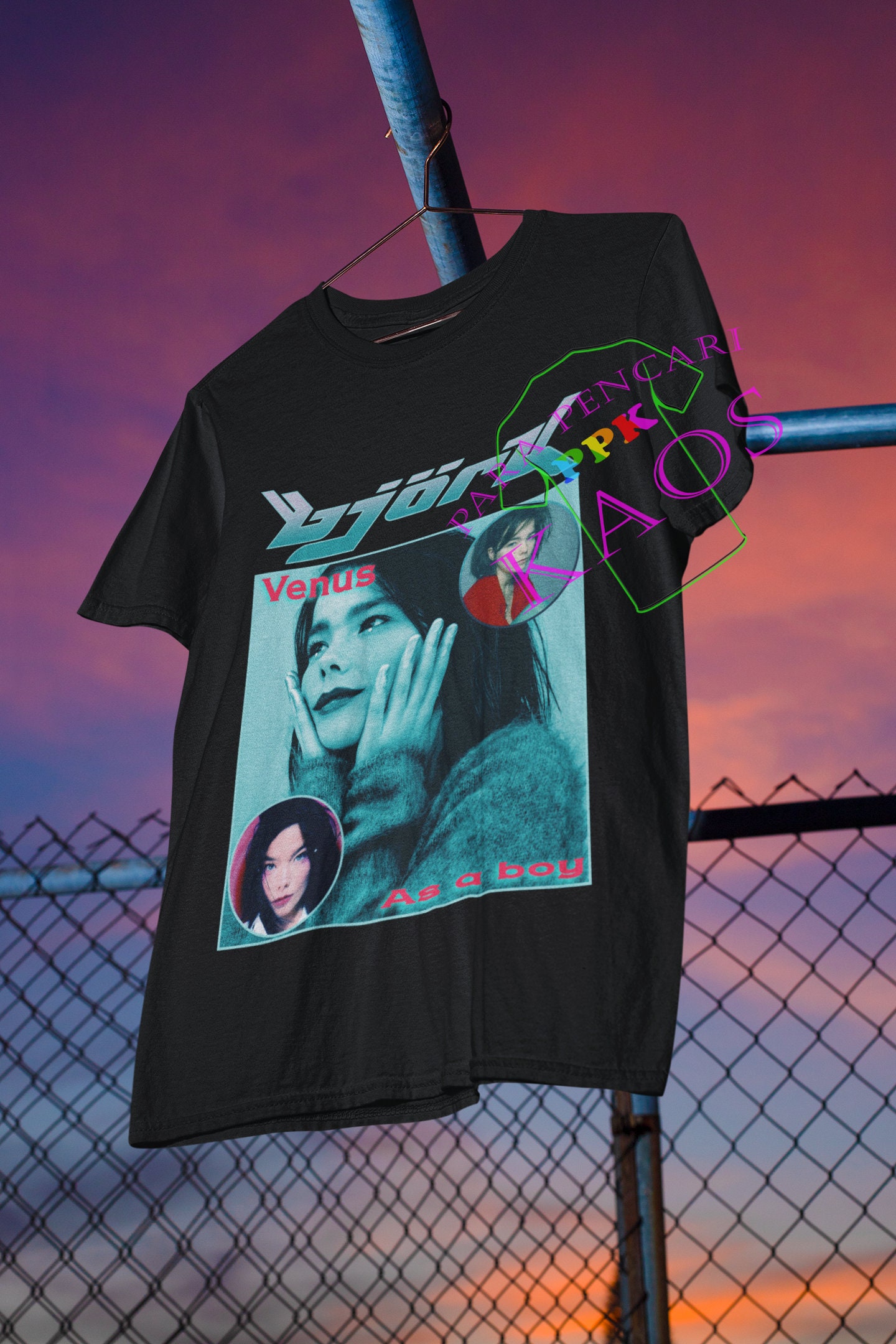 Bjork A Venus Boy Retro Unisex T-Shirt Bjork A Venus Boy Retro Unisex T-Shirt