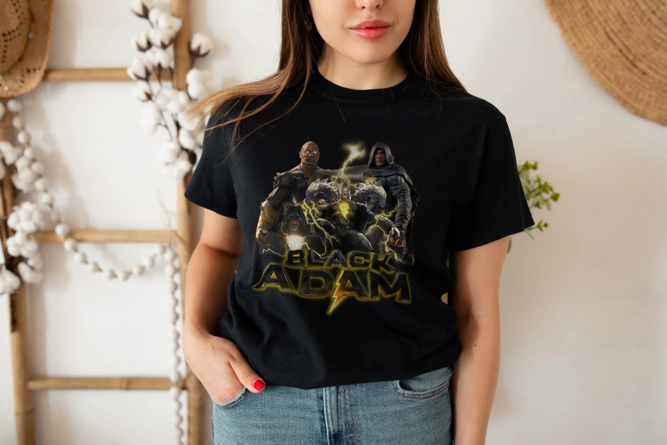 Black Adam The Rock Dwayne Johnson The World Needed A Hero It Got Black Adam Unisex T-Shirt Black Adam The Rock Dwayne Johnson The World Needed A Hero It Got Black Adam Unisex T-Shirt