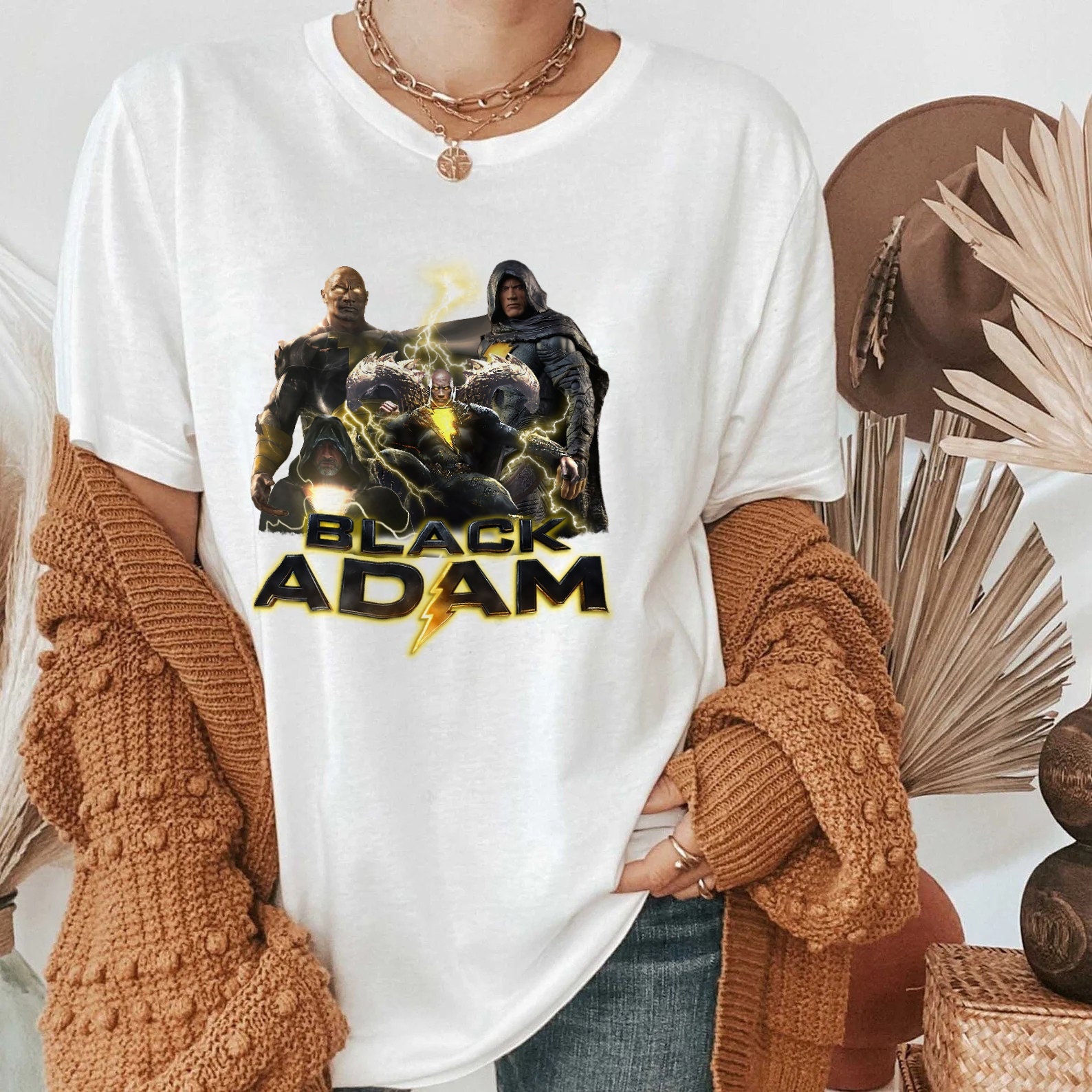 Black Adam The Rock Dwayne Johnson The World Needed A Hero It Got Black Adam Unisex T-Shirt Black Adam The Rock Dwayne Johnson The World Needed A Hero It Got Black Adam Unisex T-Shirt