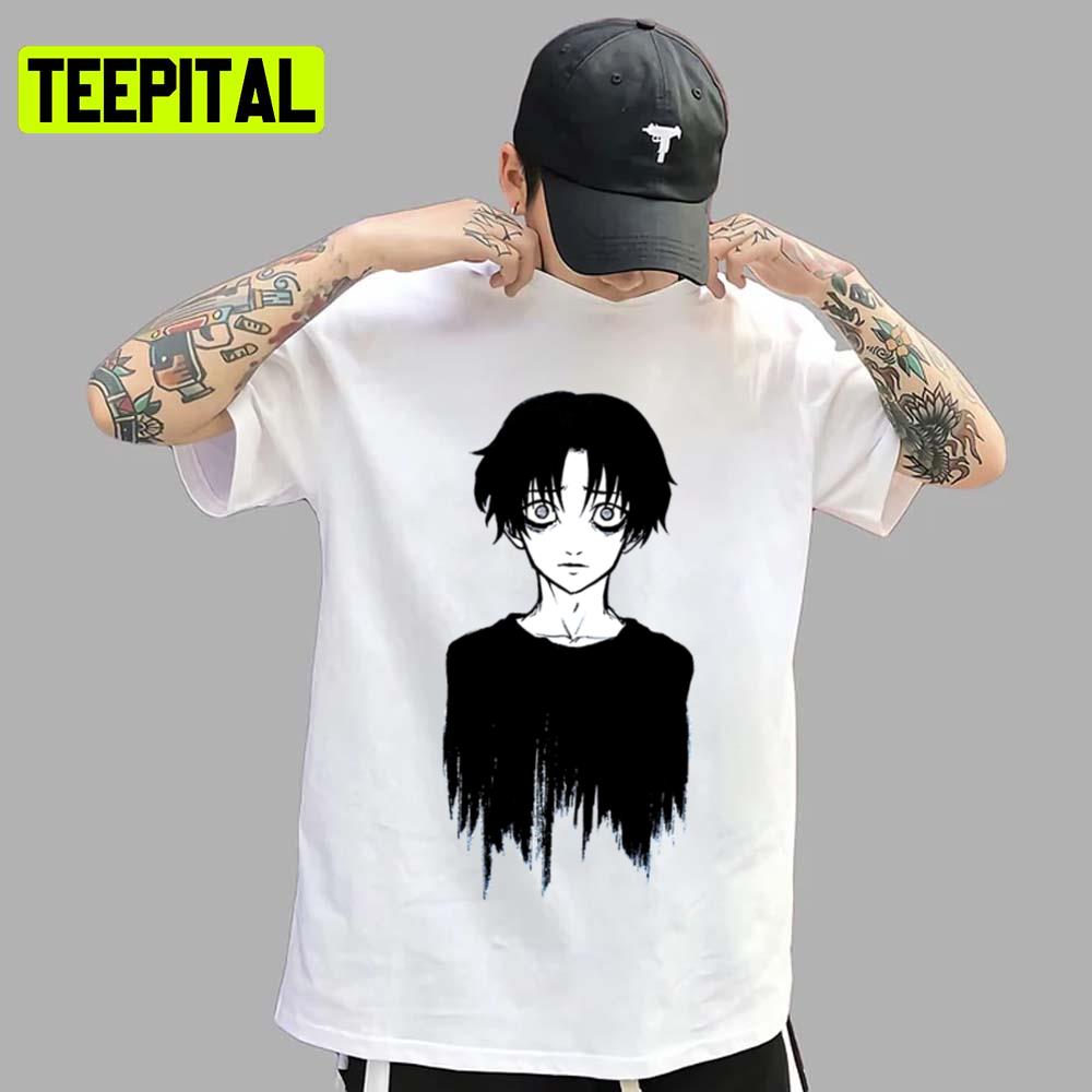 Black Art Design Sangwoo I Killing Stalking Unisex T-Shirt Black Art Design Sangwoo I Killing Stalking Unisex T-Shirt