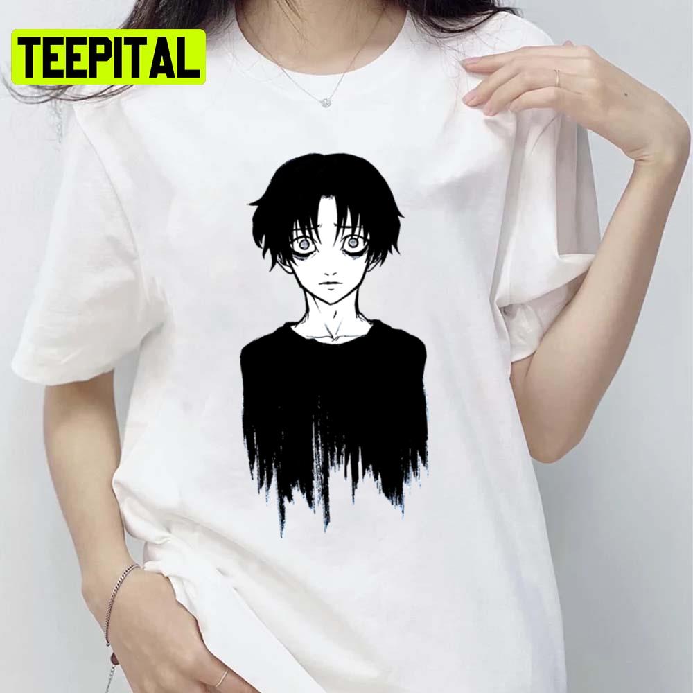 Black Art Design Sangwoo I Killing Stalking Unisex T-Shirt Black Art Design Sangwoo I Killing Stalking Unisex T-Shirt