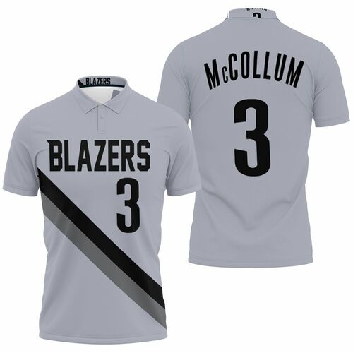Blazers Cj Mccollum 2020-21 Earned Edition Gray Jersey Inspired Polo Shirt Model A3077 All Over Print Shirt 3d T-shirt Blazers Cj Mccollum 2020-21 Earned Edition Gray Jersey Inspired Polo Shirt Model A3077 All Over Print Shirt 3d T-shirt