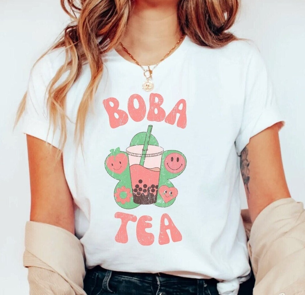 Boba Tea Vintage Retro Unisex T-Shirt Boba Tea Vintage Retro Unisex T-Shirt