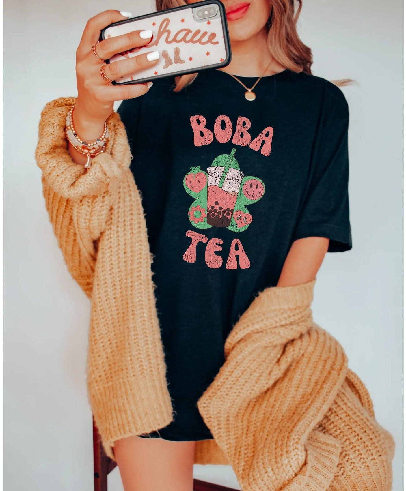 Boba Tea Vintage Retro Unisex T-Shirt Boba Tea Vintage Retro Unisex T-Shirt