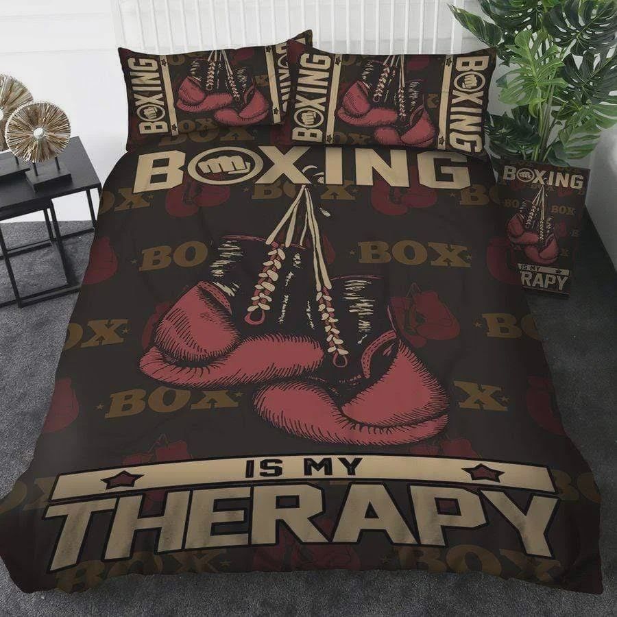Boxing Is My Therapy Cotton Bedding Sets Boxing Is My Therapy Cotton Bedding Sets