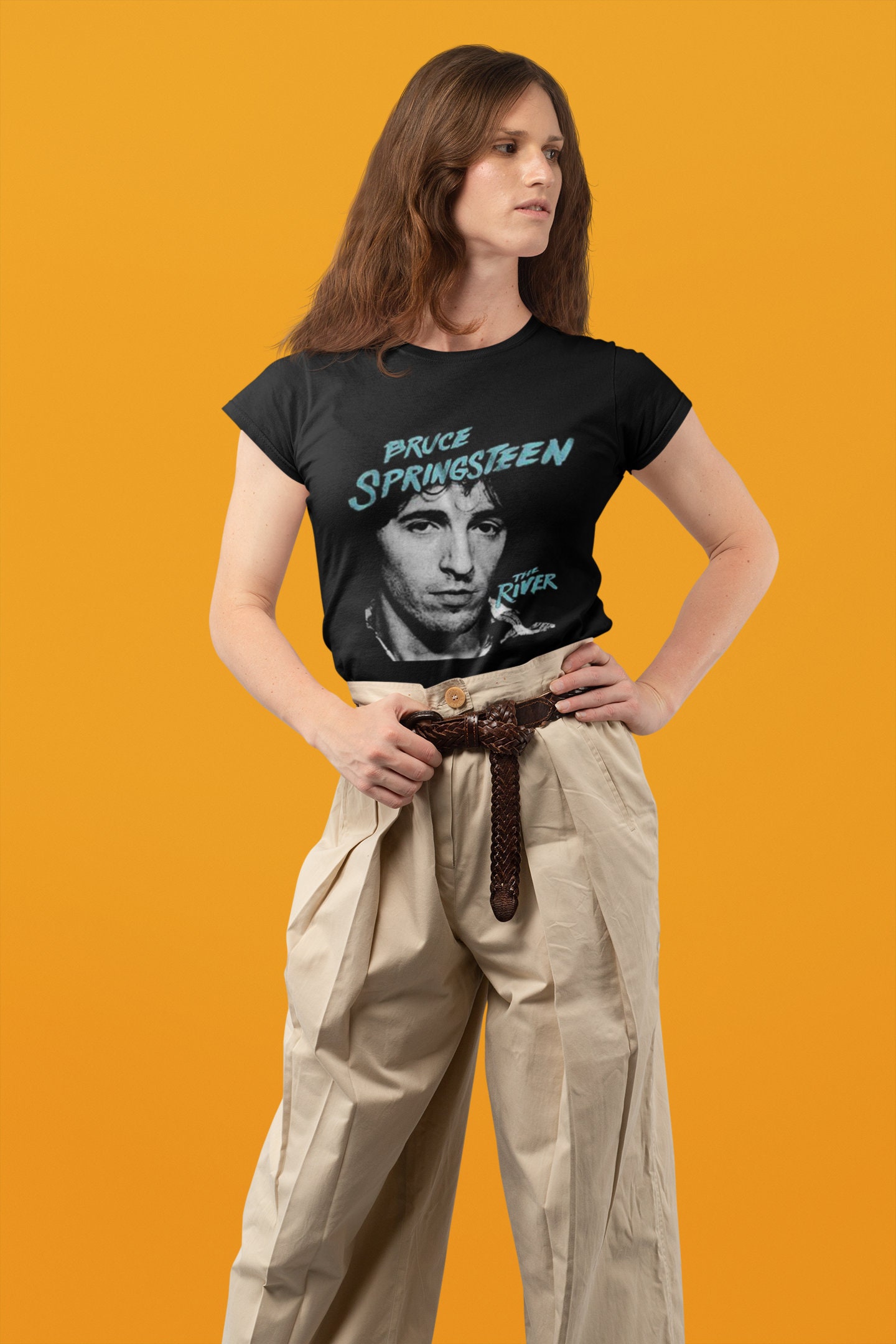 Bruces Pringsteen Men Illustration Unisex T-Shirt Bruces Pringsteen Men Illustration Unisex T-Shirt