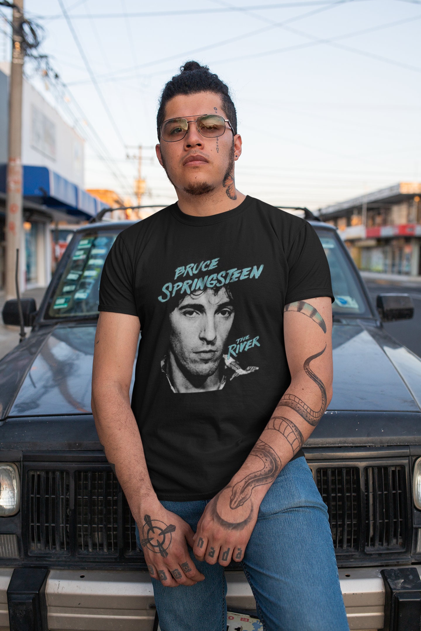 Bruces Pringsteen Men Illustration Unisex T-Shirt Bruces Pringsteen Men Illustration Unisex T-Shirt