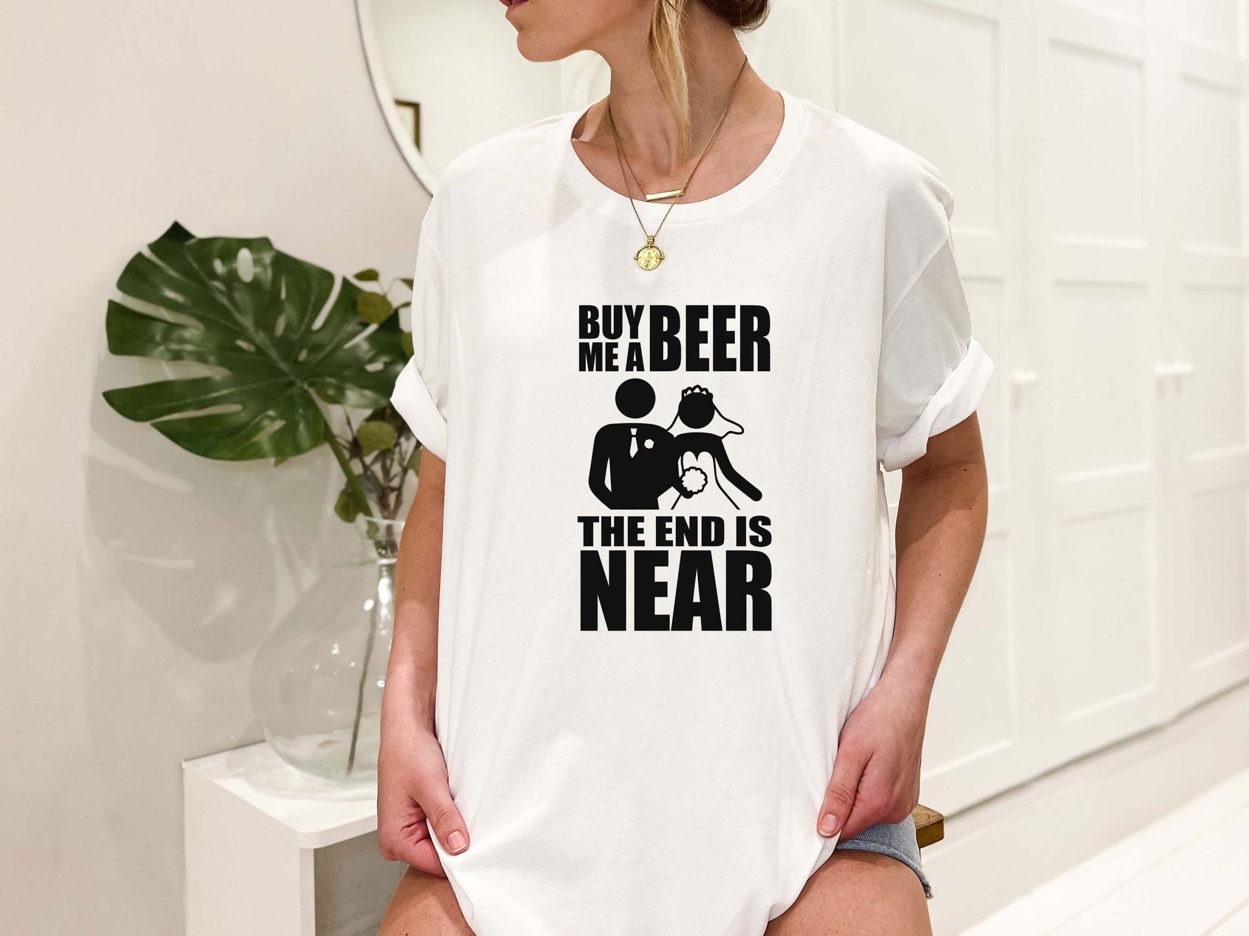 Buy Me A Beer The End Is Near Groom Bride Unisex Sweatshirt Buy Me A Beer The End Is Near Groom Bride Unisex Sweatshirt