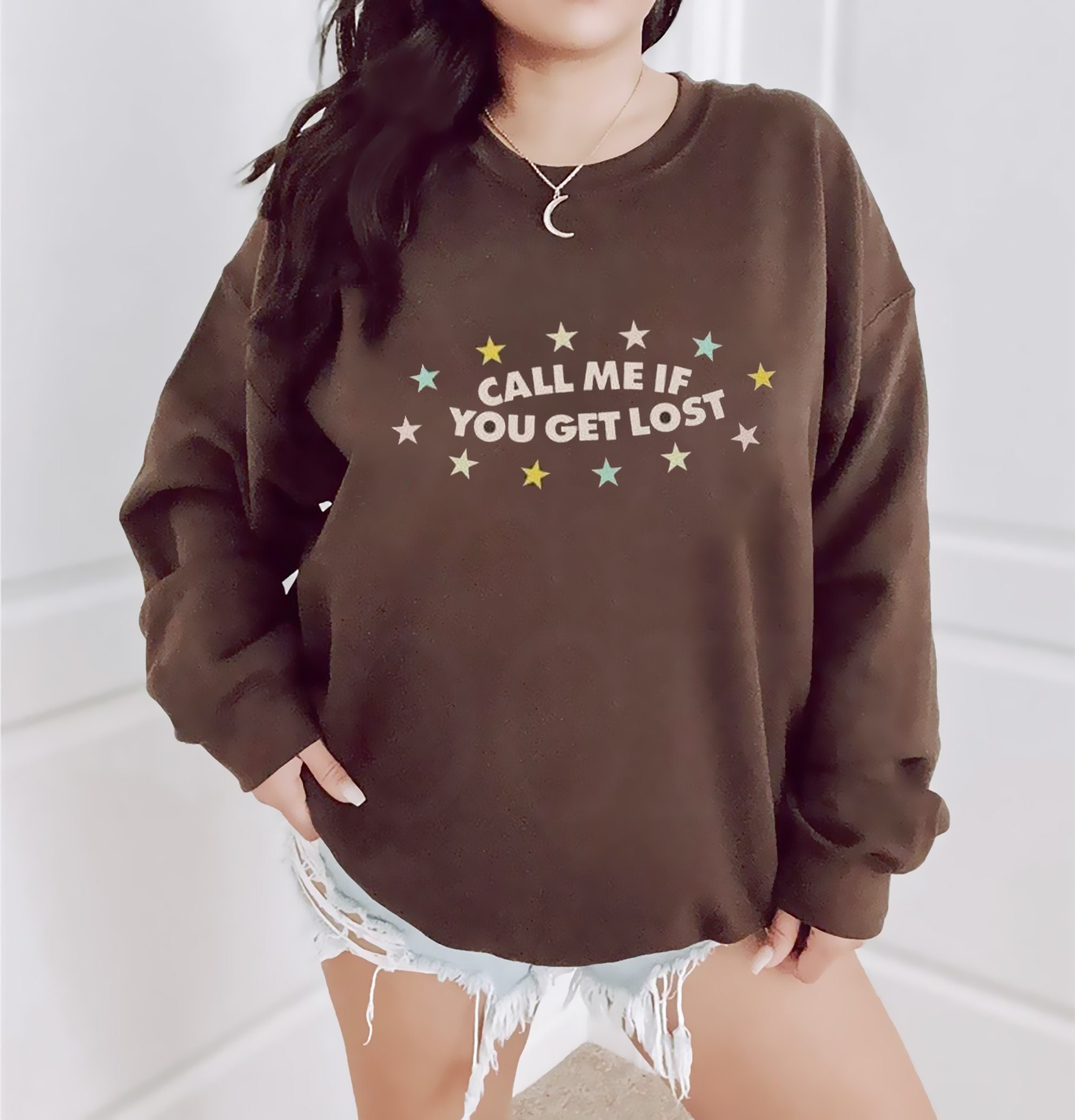 Call Me If You Get Lost Crewneck Unisex Sweatshirt Call Me If You Get Lost Crewneck Unisex Sweatshirt