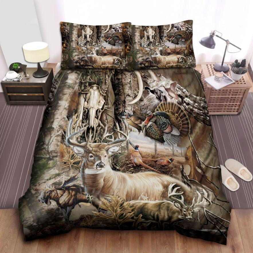 Camo Hunting Art Bedding Set Camo Hunting Art Bedding Set