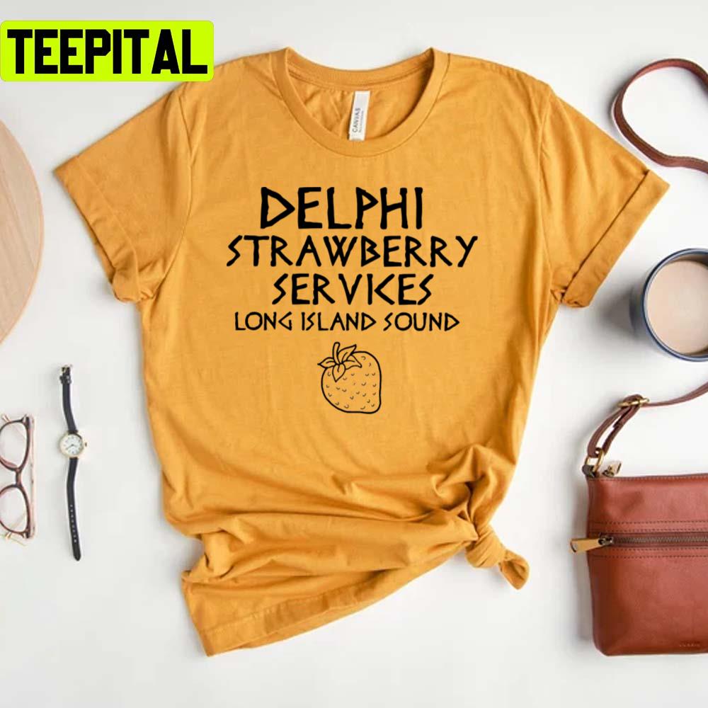 Camp Half Blood “delphi Strawberry Services” Design Unisex T-Shirt Camp Half Blood “delphi Strawberry Services” Design Unisex T-Shirt