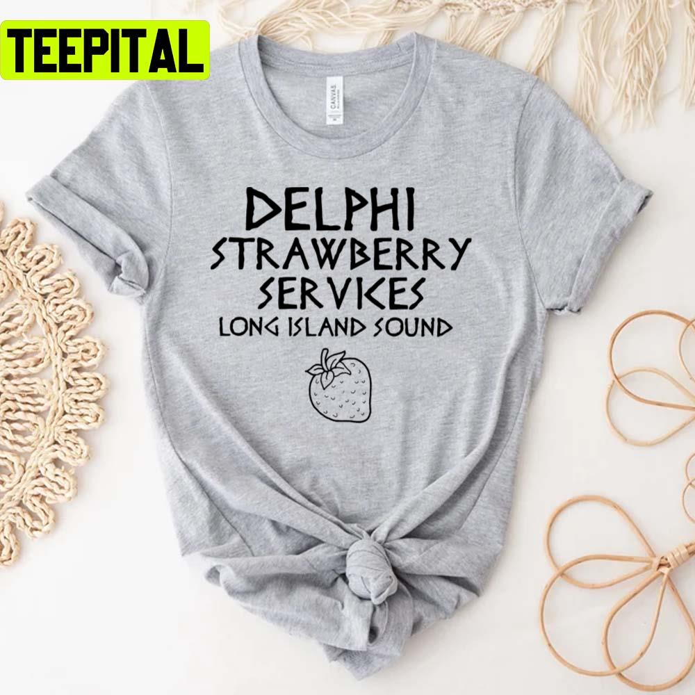 Camp Half Blood “delphi Strawberry Services” Design Unisex T-Shirt Camp Half Blood “delphi Strawberry Services” Design Unisex T-Shirt