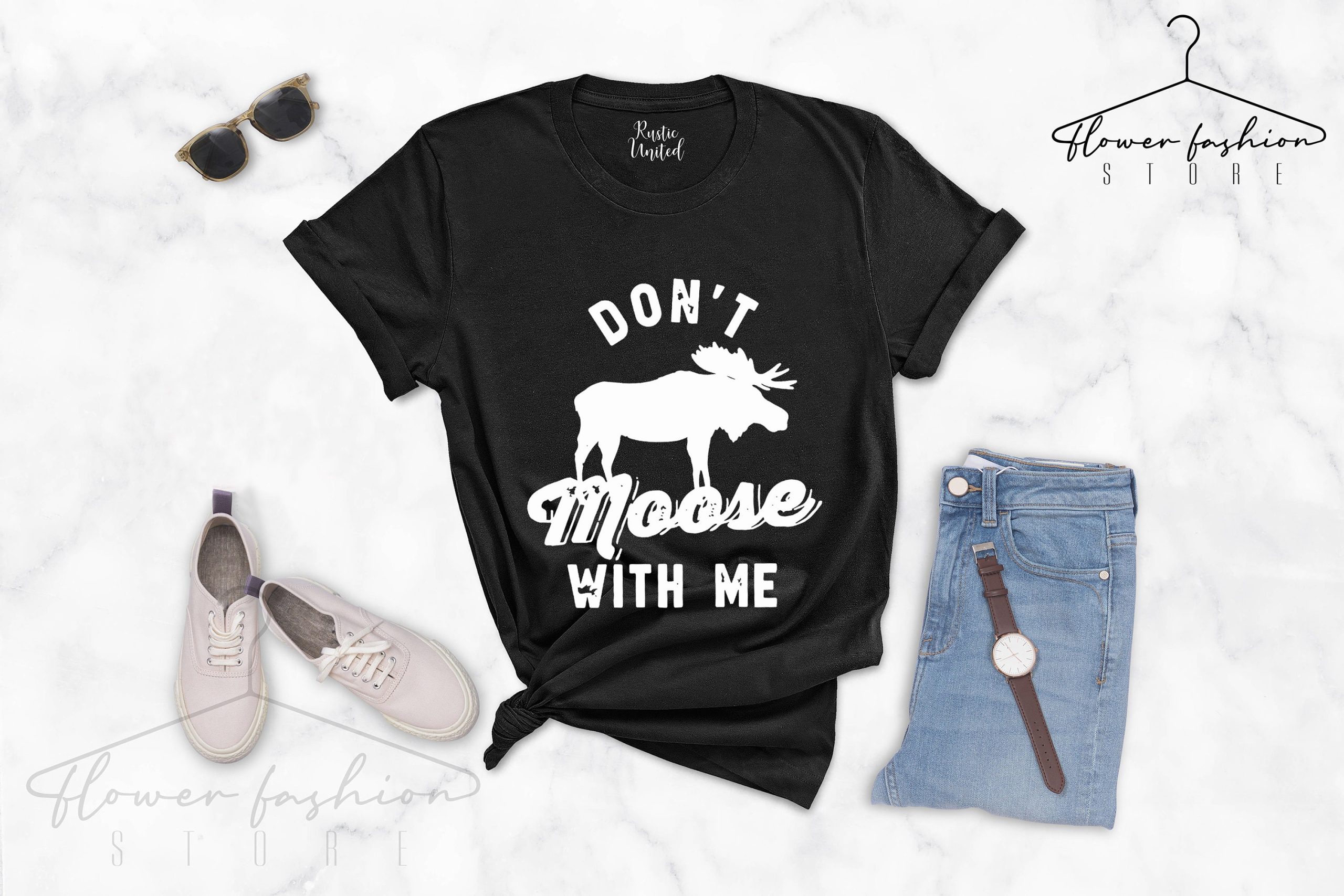 Camping Funny Moose Don't Moose With Me Adventure Unisex T-Shirt Camping Funny Moose Don't Moose With Me Adventure Unisex T-Shirt