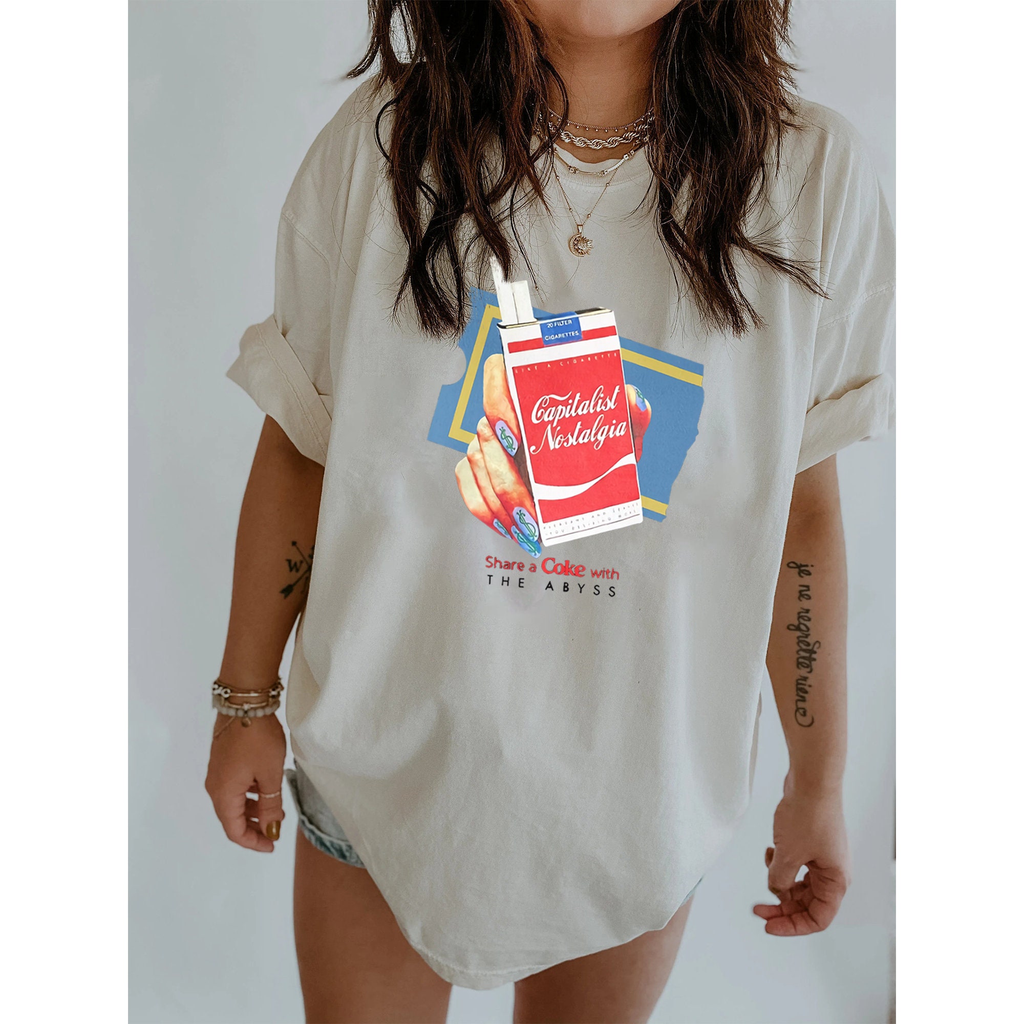 Capitalist Nostalgia Share A Coke With The Abyss Unisex T-Shirt Capitalist Nostalgia Share A Coke With The Abyss Unisex T-Shirt