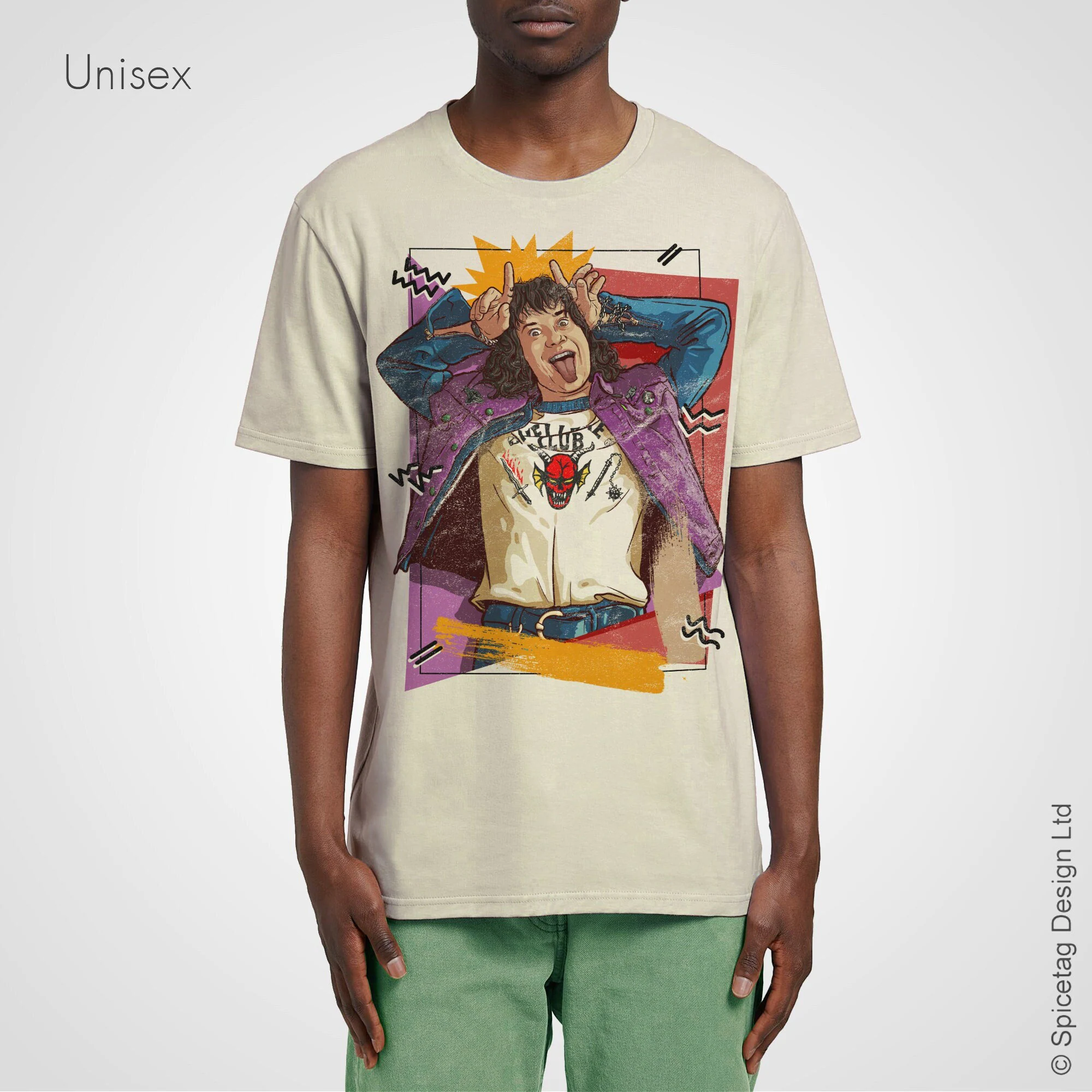 Cartroon Art Eddie Munson Vintage Stranger Things 4 Unisex T-Shirt Cartroon Art Eddie Munson Vintage Stranger Things 4 Unisex T-Shirt
