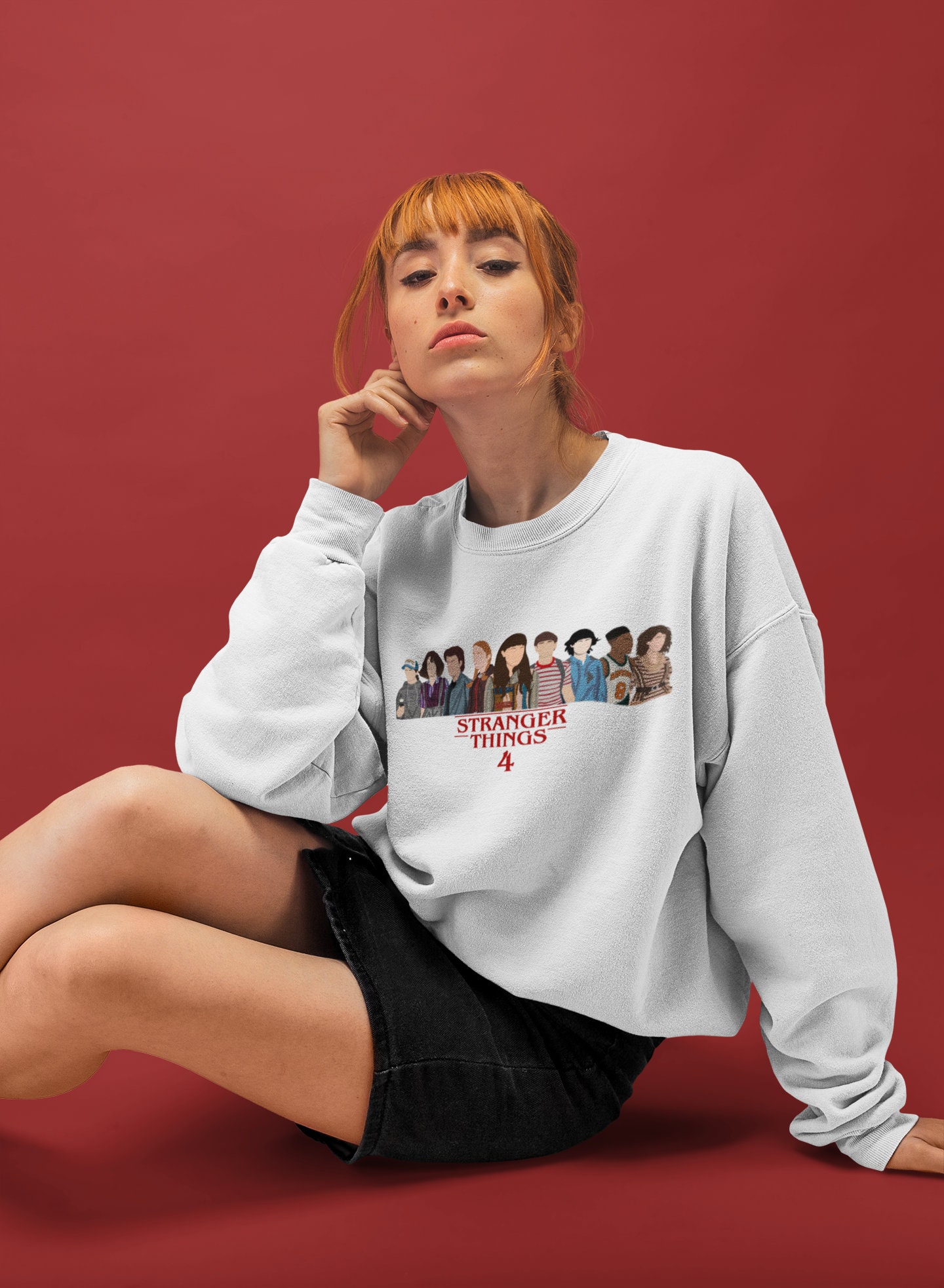 Characters Stranger Things Season 4 2022 Unisex T-Shirt Characters Stranger Things Season 4 2022 Unisex T-Shirt