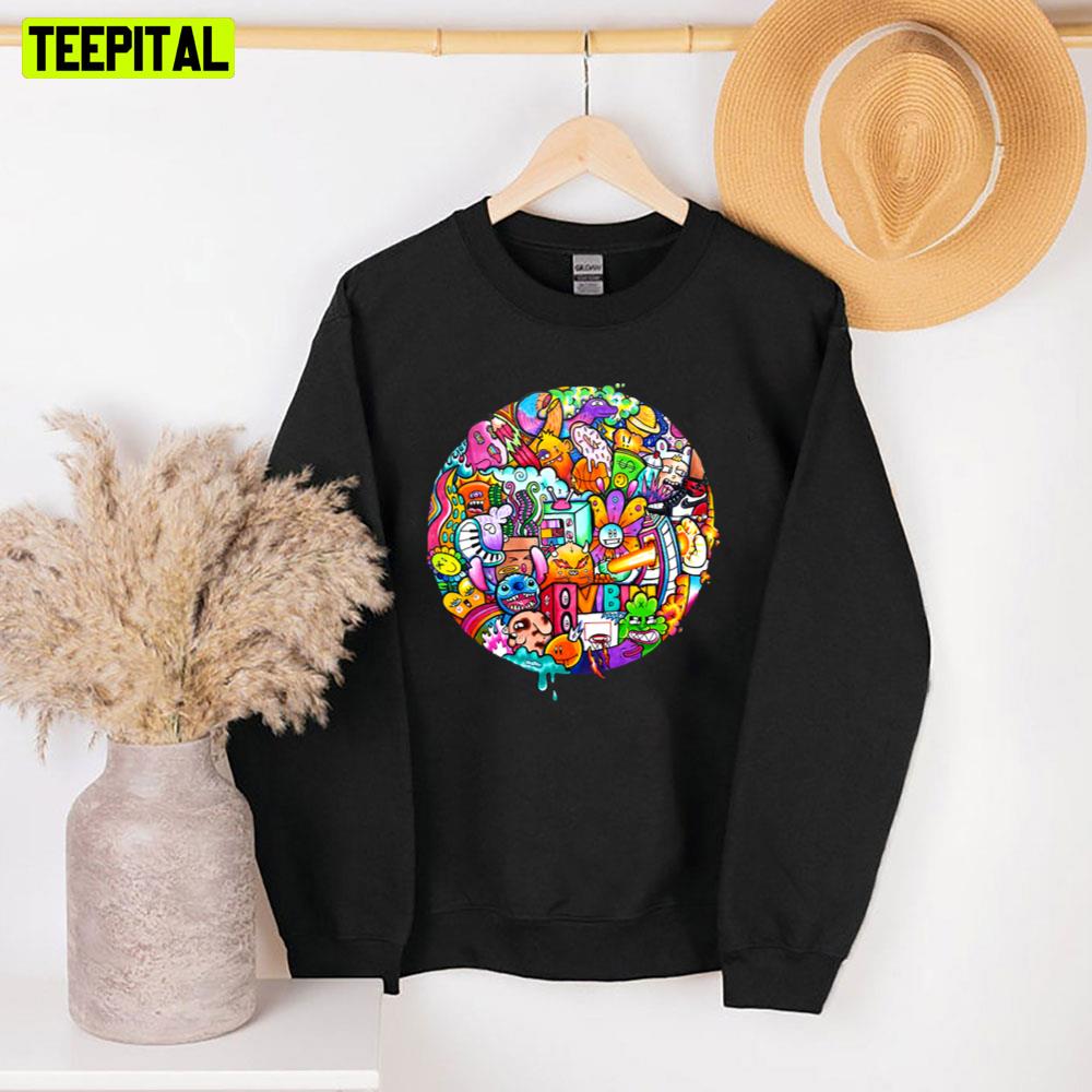 Circle Doodle Art Unisex Sweatshirt Circle Doodle Art Unisex Sweatshirt