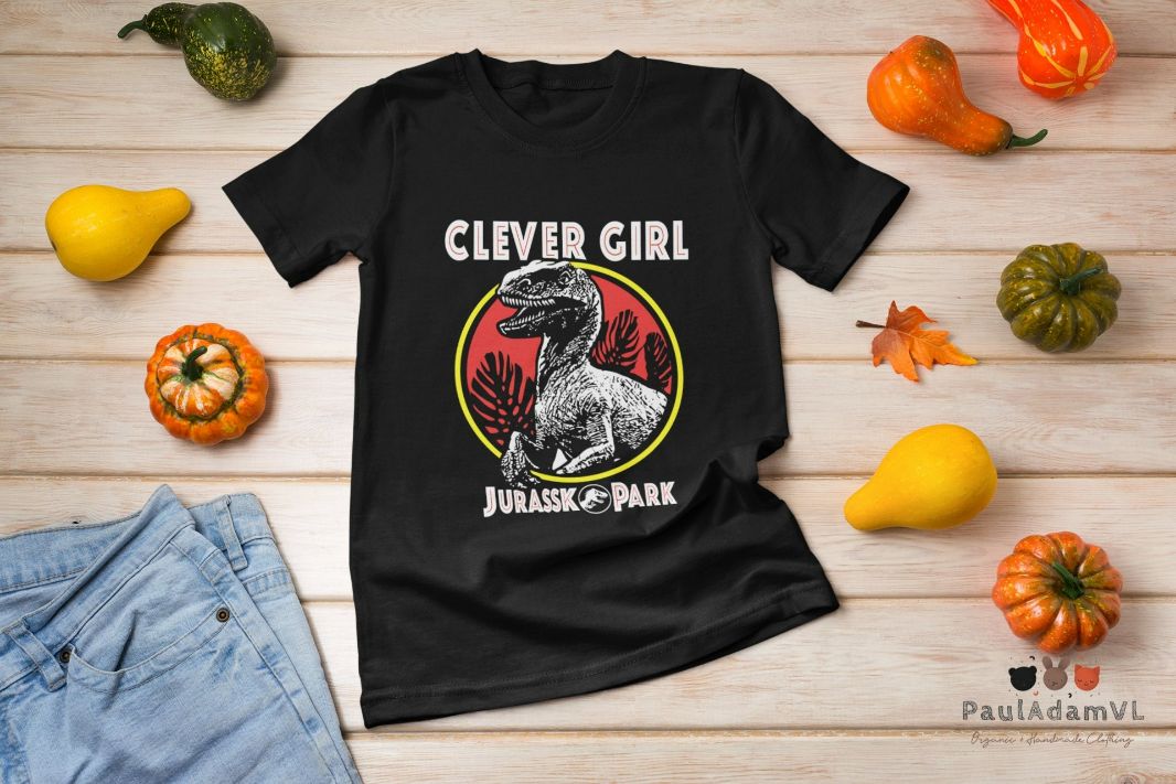 Clever Girl Jurassic Park Vintage T-Shirt Clever Girl Jurassic Park Vintage T-Shirt