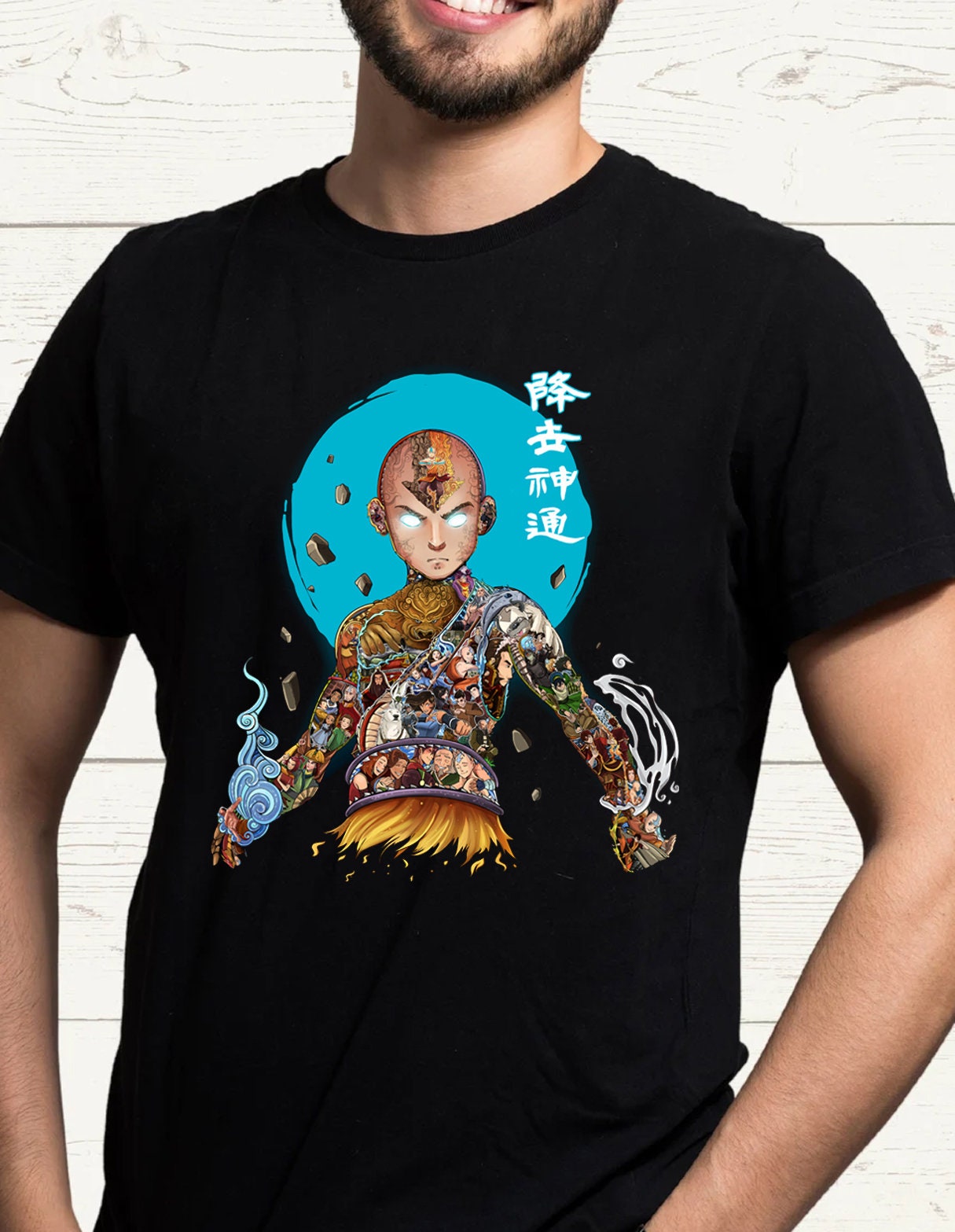 Color Art Aang The Last Airbender Unisex T-Shirt Color Art Aang The Last Airbender Unisex T-Shirt