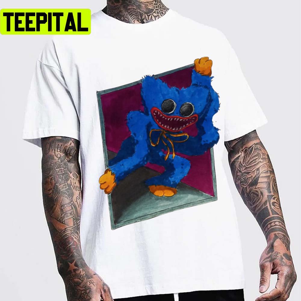 Colored Drawn Huggy Wuggy Unisex T-Shirt Colored Drawn Huggy Wuggy Unisex T-Shirt