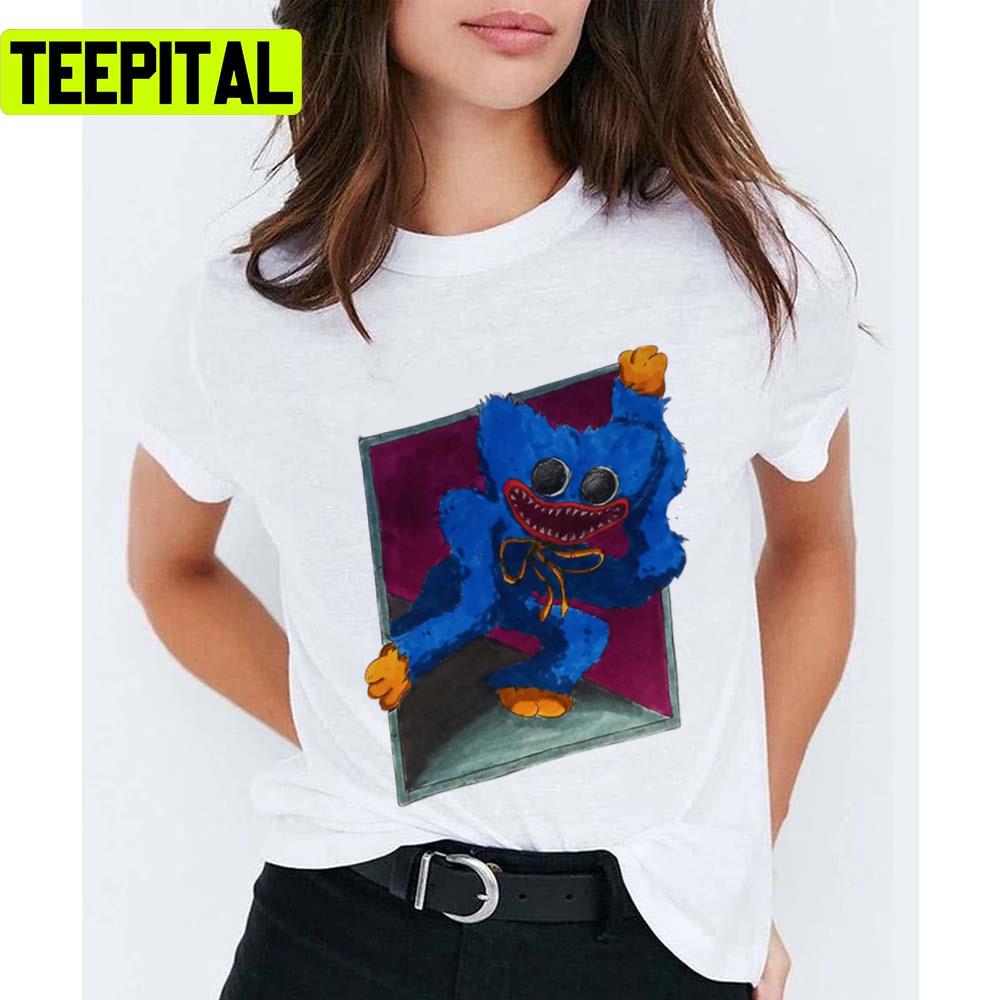 Colored Drawn Huggy Wuggy Unisex T-Shirt Colored Drawn Huggy Wuggy Unisex T-Shirt
