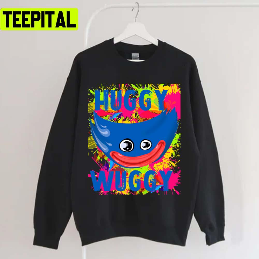 Colorful Design Of Huggy Wuggy Unisex T-Shirt Colorful Design Of Huggy Wuggy Unisex T-Shirt