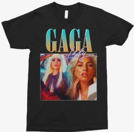 Colorful Vintage Lady Gaga Unisex T-Shirt