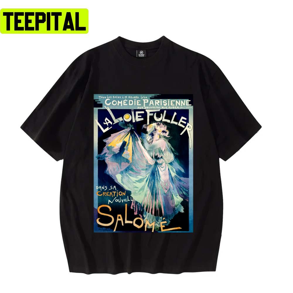 Comédie Parisienne With Portrait Of Loie Fuller Unisex T-Shirt Comédie Parisienne With Portrait Of Loie Fuller Unisex T-Shirt