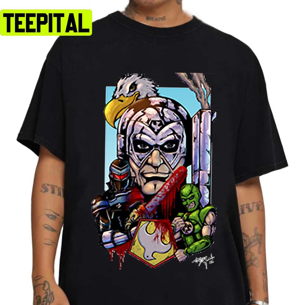 Comic Design Peacemaker John Cena Unisex T-Shirt Comic Design Peacemaker John Cena Unisex T-Shirt