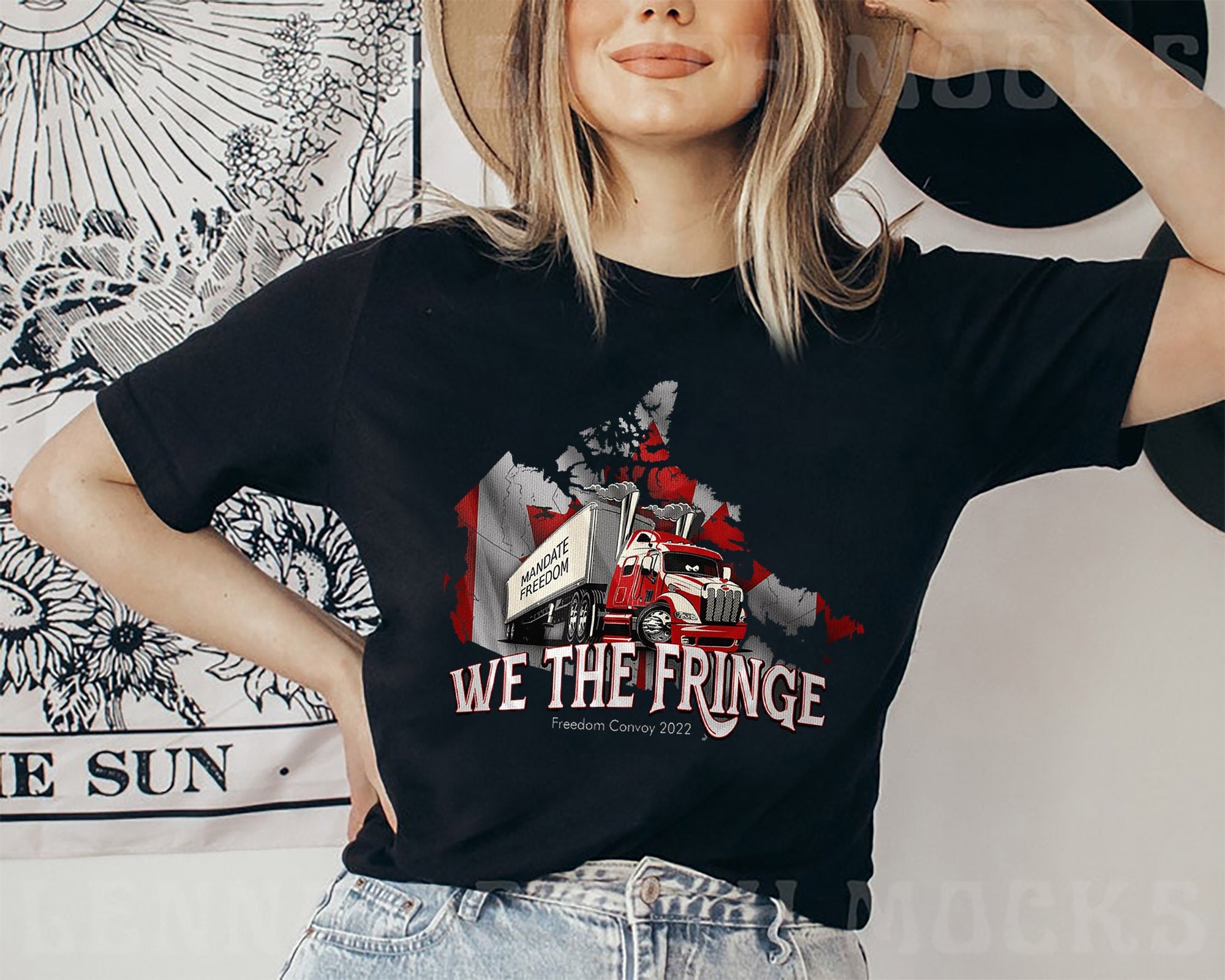Convoy To Ottawa Canadian Freedom Unisex T-Shirt Convoy To Ottawa Canadian Freedom Unisex T-Shirt