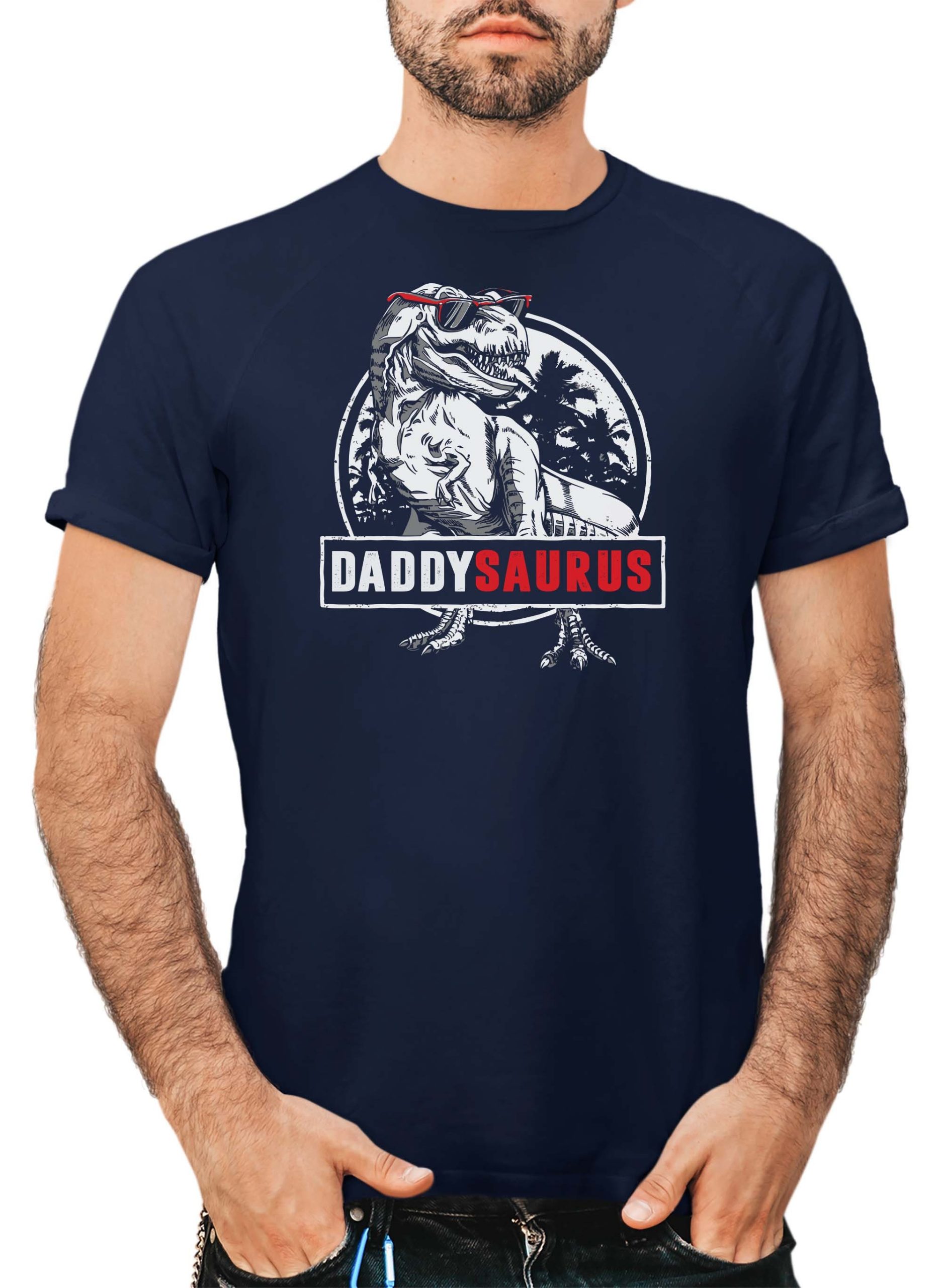 Cool Daddysaurus T-Rex Dino Fun Father's Day Unisex T-Shirt Cool Daddysaurus T-Rex Dino Fun Father's Day Unisex T-Shirt
