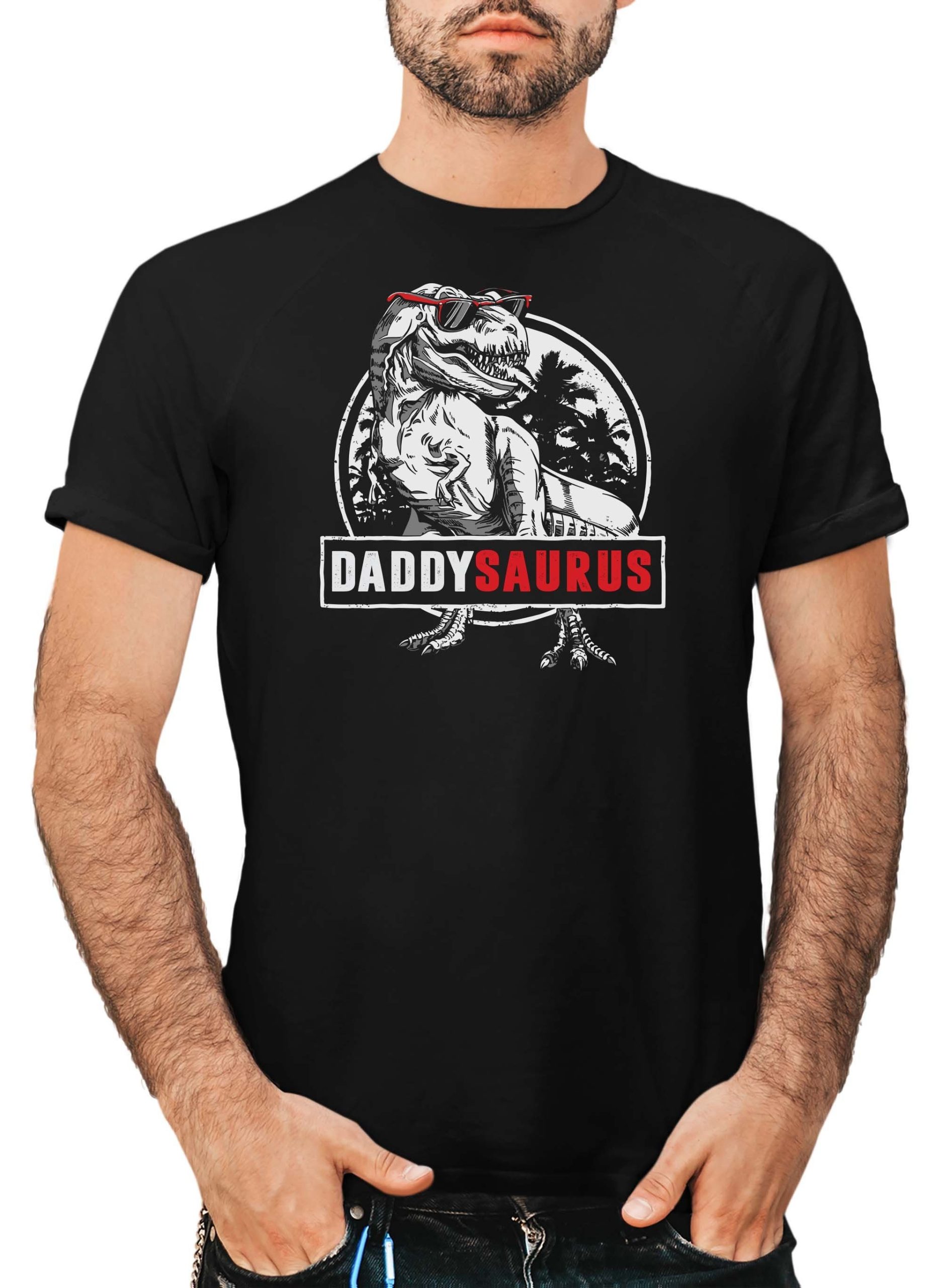 Cool Daddysaurus T-Rex Dino Fun Father's Day Unisex T-Shirt Cool Daddysaurus T-Rex Dino Fun Father's Day Unisex T-Shirt