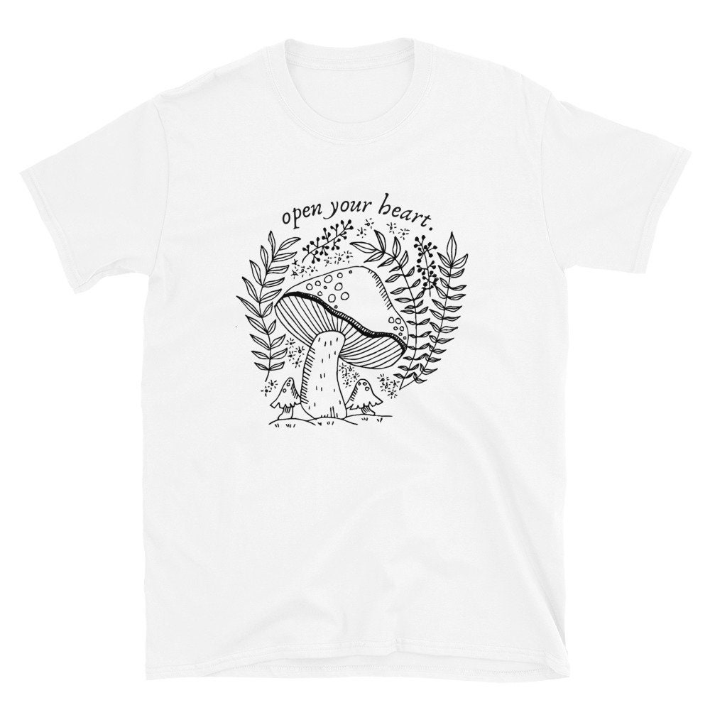 Cottagecore Mushroom Art Unisex T-Shirt Cottagecore Mushroom Art Unisex T-Shirt
