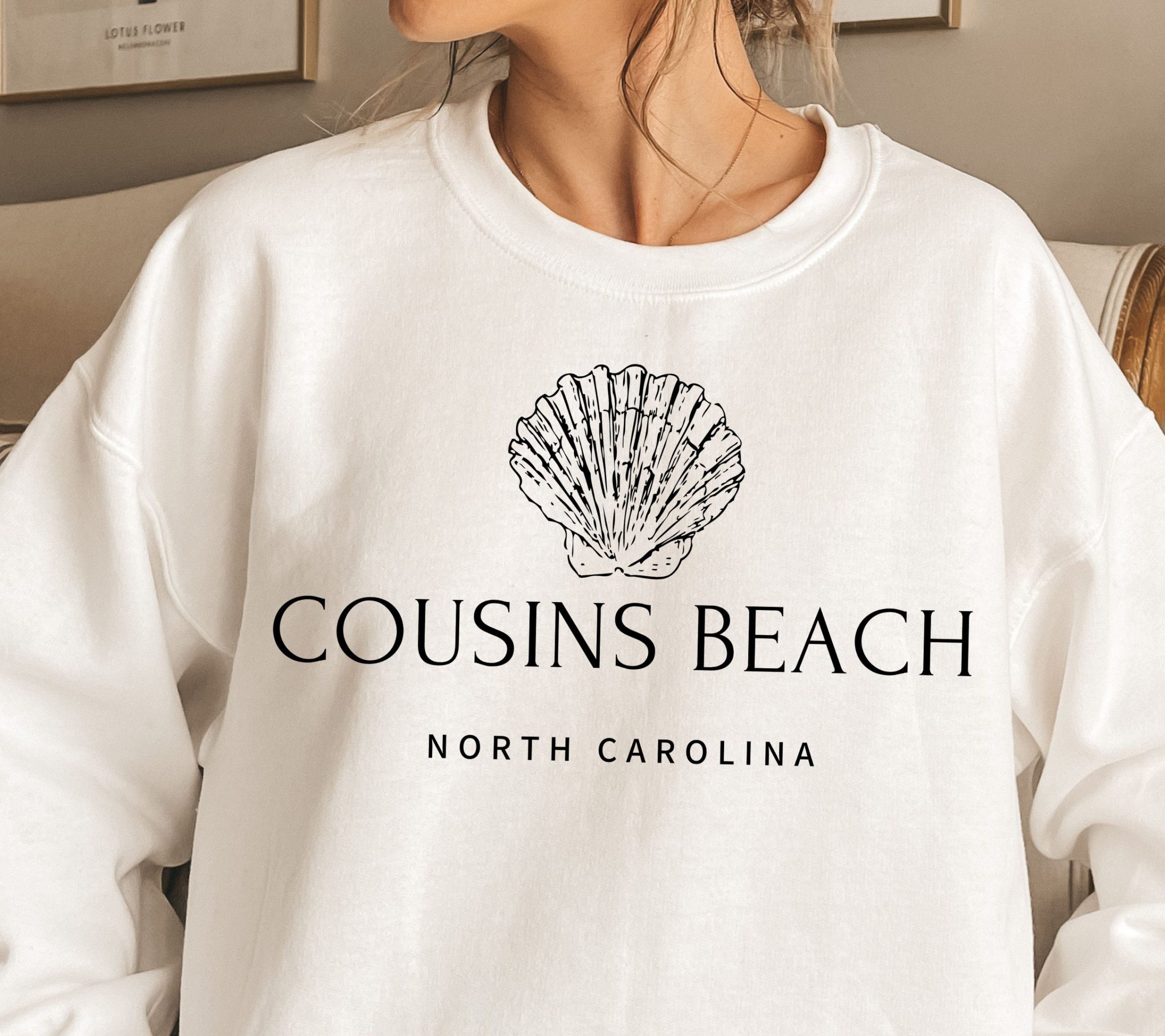Cousins Beach North Carolina Classic Design Unisex Sweatshirt Cousins Beach North Carolina Classic Design Unisex Sweatshirt