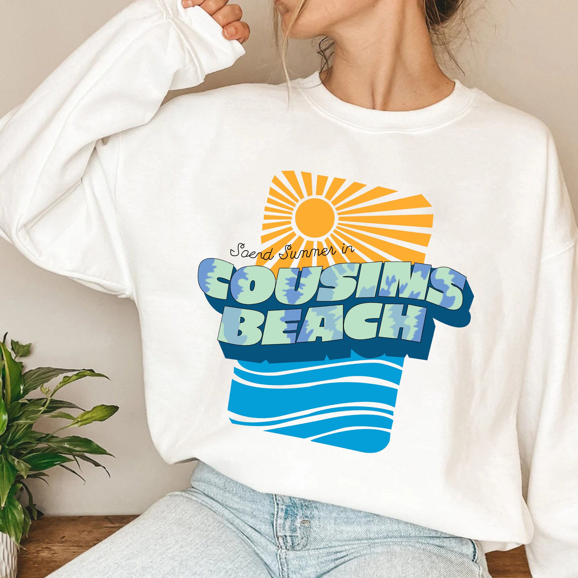 Cousins Beach Vintage Art Unisex T-Shirt Cousins Beach Vintage Art Unisex T-Shirt