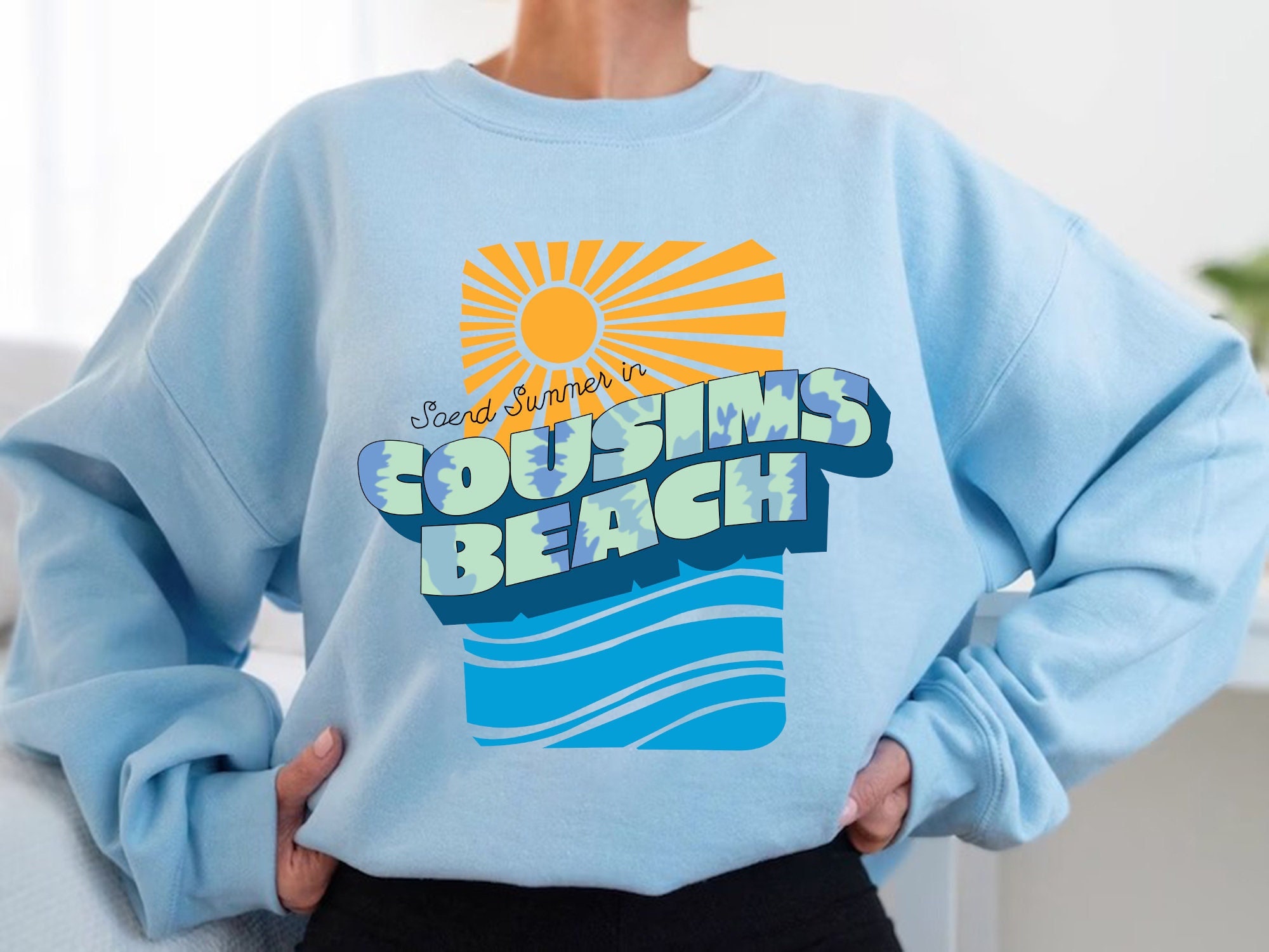 Cousins Beach Vintage Art Unisex T-Shirt Cousins Beach Vintage Art Unisex T-Shirt