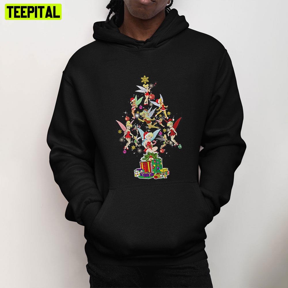 Cute Fairy Christmas Tree Tinker Bell Unisex T-Shirt Cute Fairy Christmas Tree Tinker Bell Unisex T-Shirt
