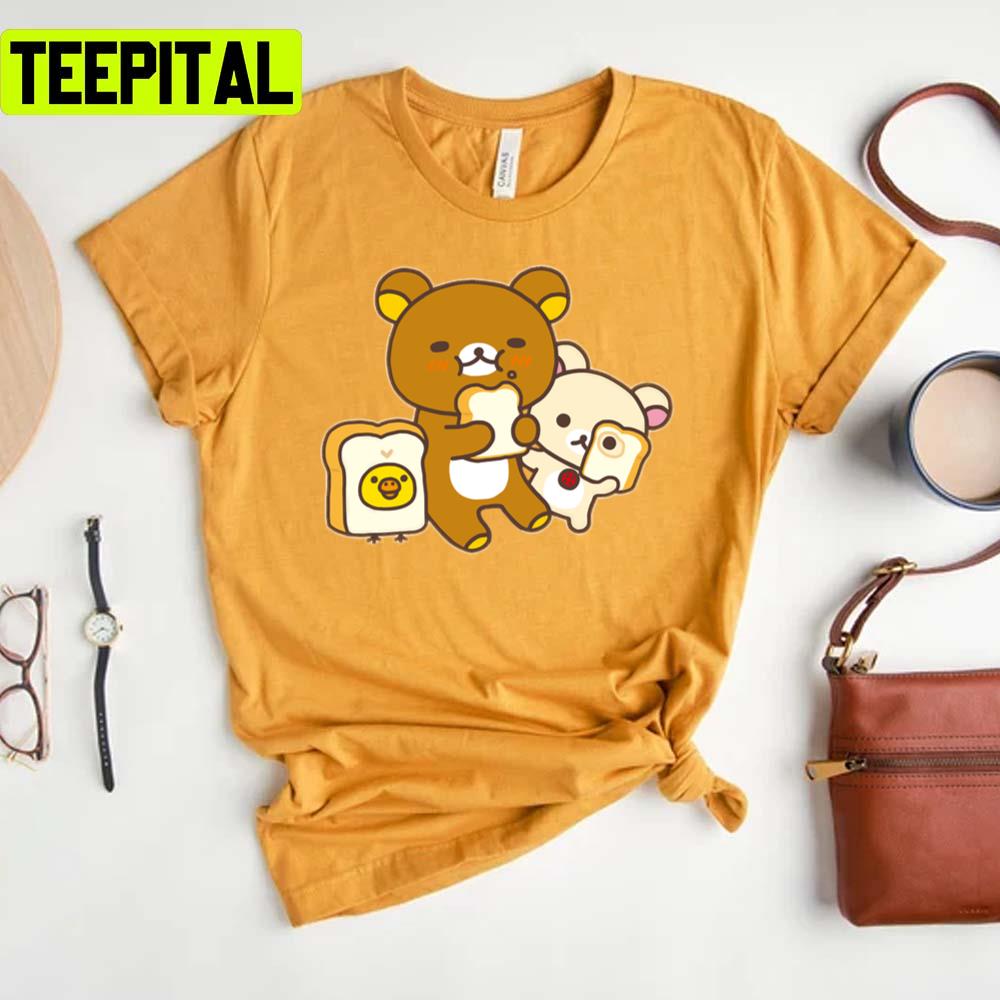Cute Friends Rilakkuma And Korilakkuma Unisex T-Shirt Cute Friends Rilakkuma And Korilakkuma Unisex T-Shirt