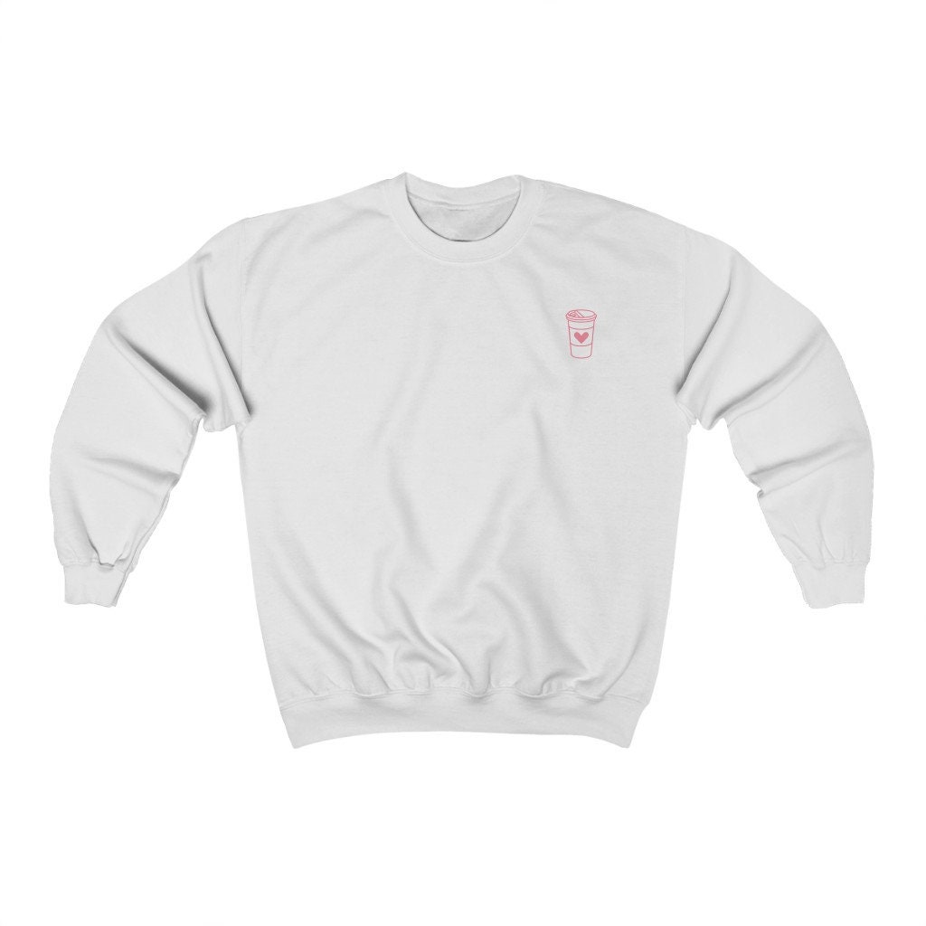 Cute Purple Icon Coffee Cup Unisex Sweatshirt Cute Purple Icon Coffee Cup Unisex Sweatshirt