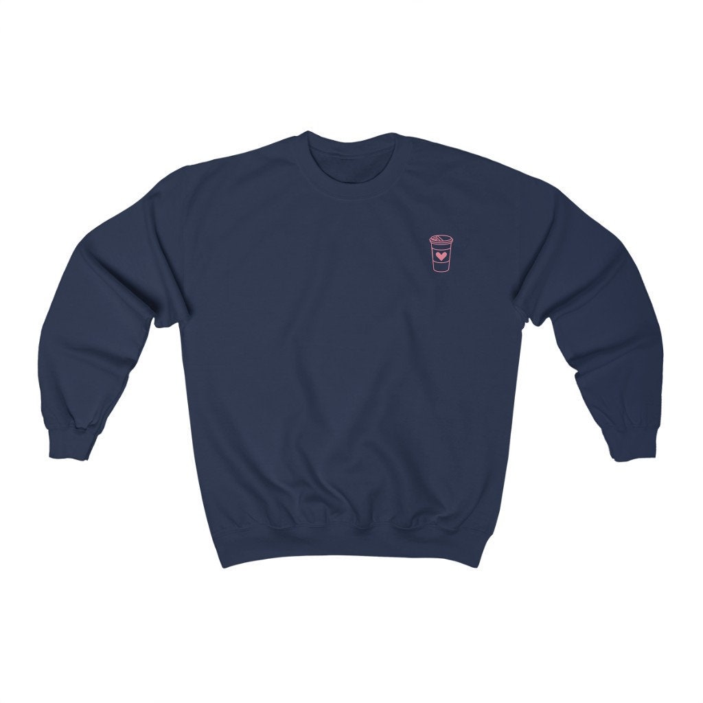 Cute Purple Icon Coffee Cup Unisex Sweatshirt Cute Purple Icon Coffee Cup Unisex Sweatshirt