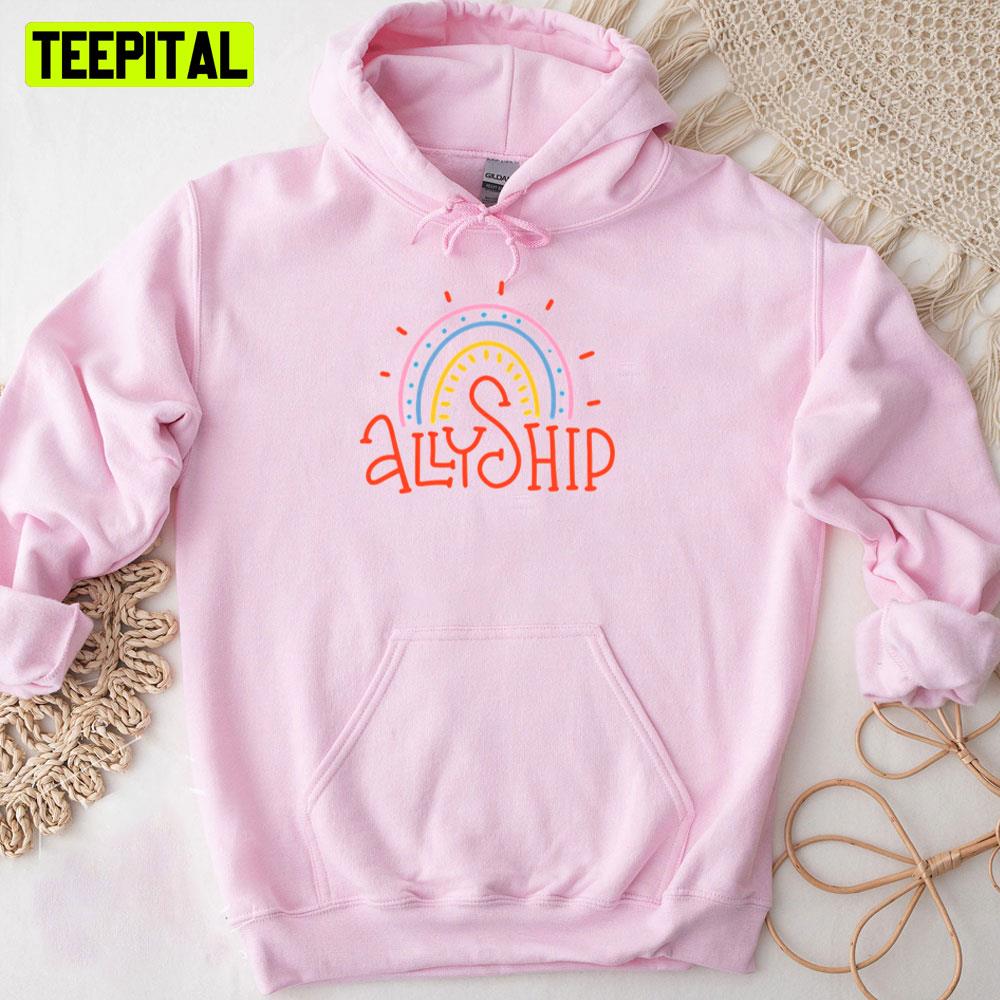 Cute Rainbow Pride Allyship Pride Month Unisex T-Shirt Cute Rainbow Pride Allyship Pride Month Unisex T-Shirt