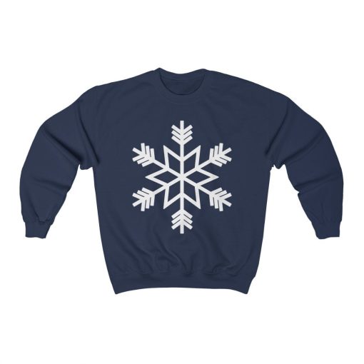 Cute Snowflake Pastel Christmas Unisex Sweatshirt