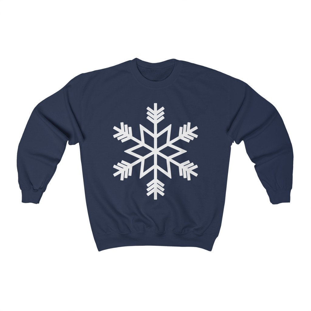 Cute Snowflake Pastel Christmas Unisex Sweatshirt Cute Snowflake Pastel Christmas Unisex Sweatshirt