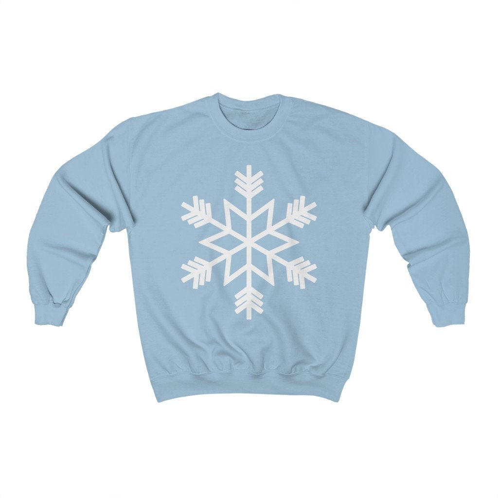 Cute Snowflake Pastel Christmas Unisex Sweatshirt Cute Snowflake Pastel Christmas Unisex Sweatshirt